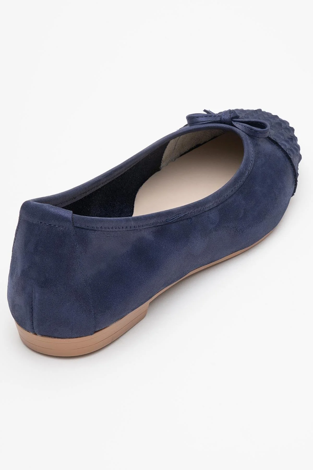 02 - Navy Glitter Genuine Leather Ballet Flat (Women) - Image 5