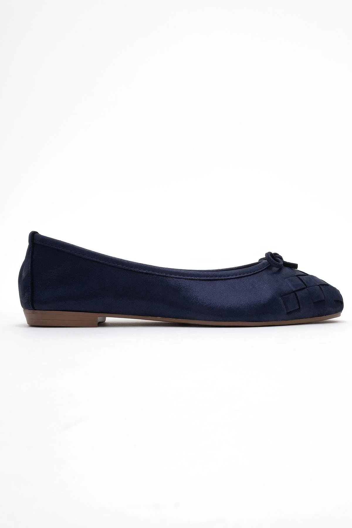 03 - Navy Glitter Genuine Leather Ballet Flat (Women) - Image 6