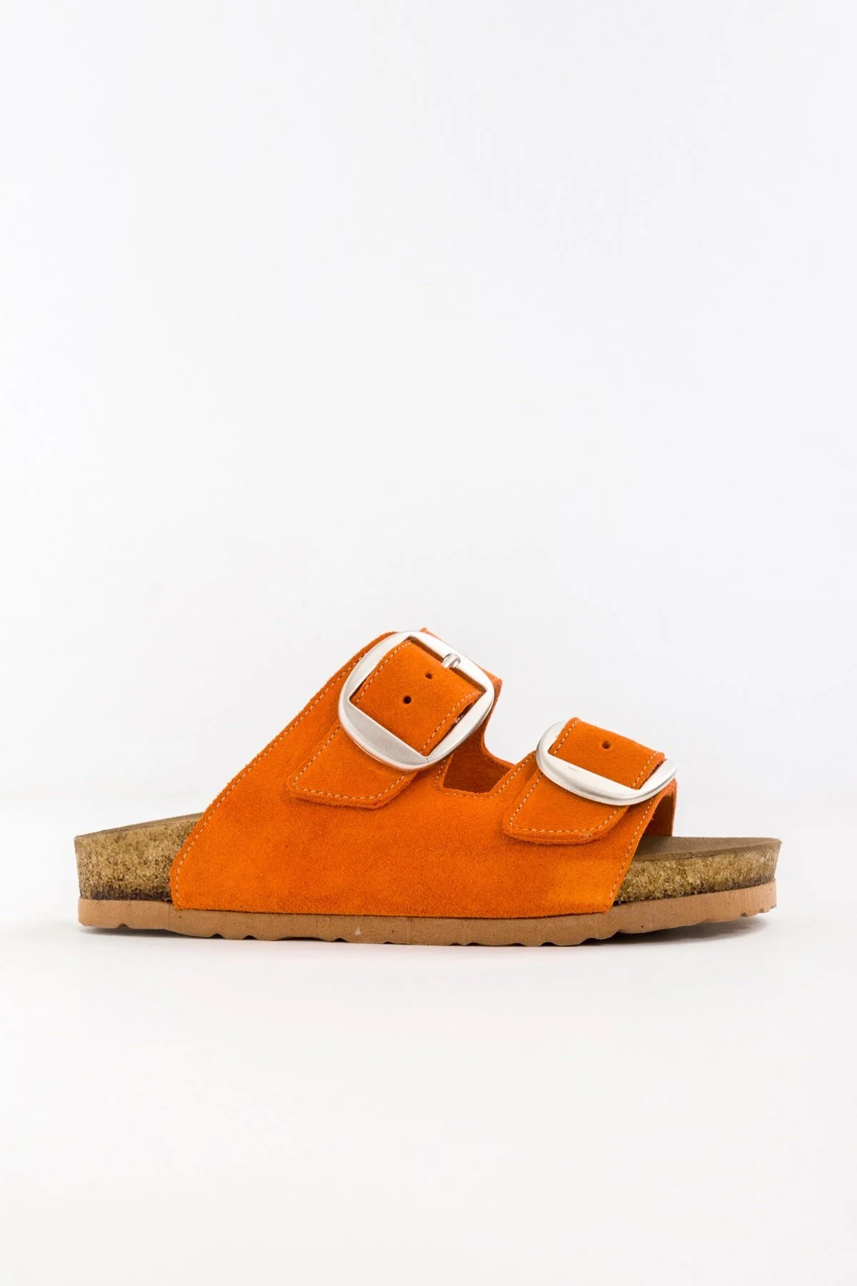101 - Orange Suede Genuine Leather Slipper (Women) - Image 6