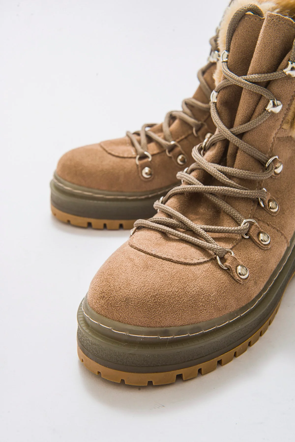 4010 - Beige Suede Boot (Women) - Image 4
