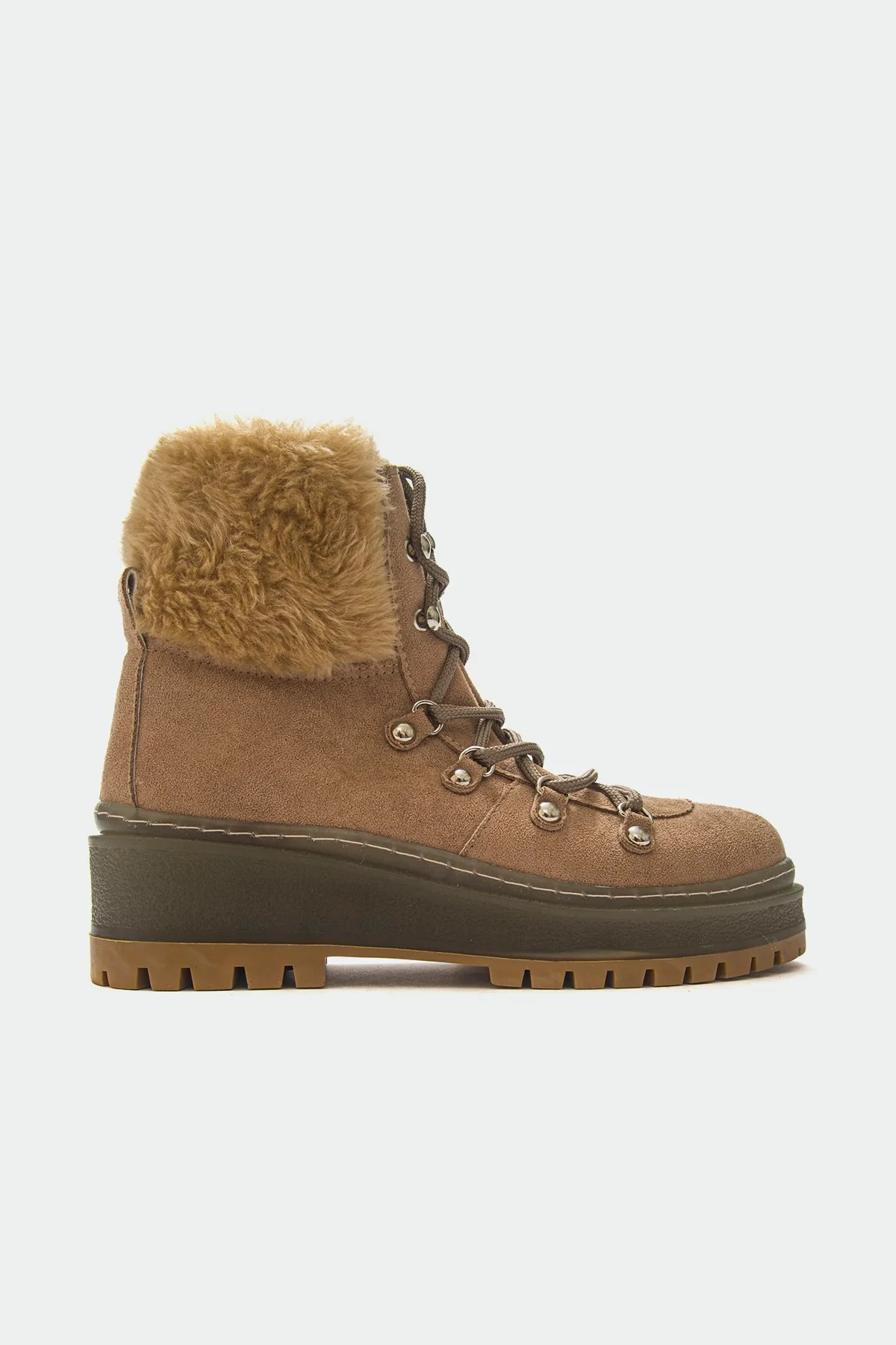 4010 - Beige Suede Boot (Women) - Image 6