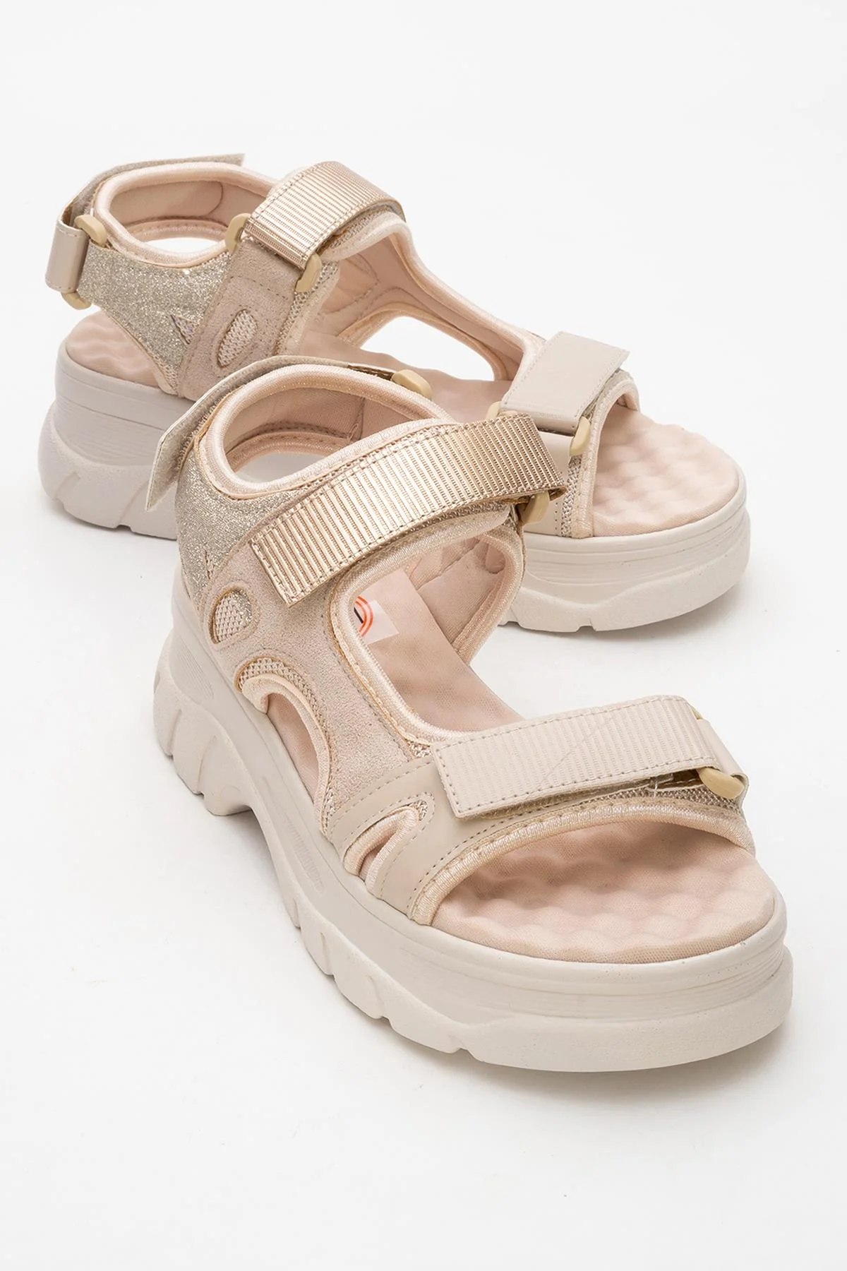 4740 - Beige Rose Strappy Sandal (Women)
