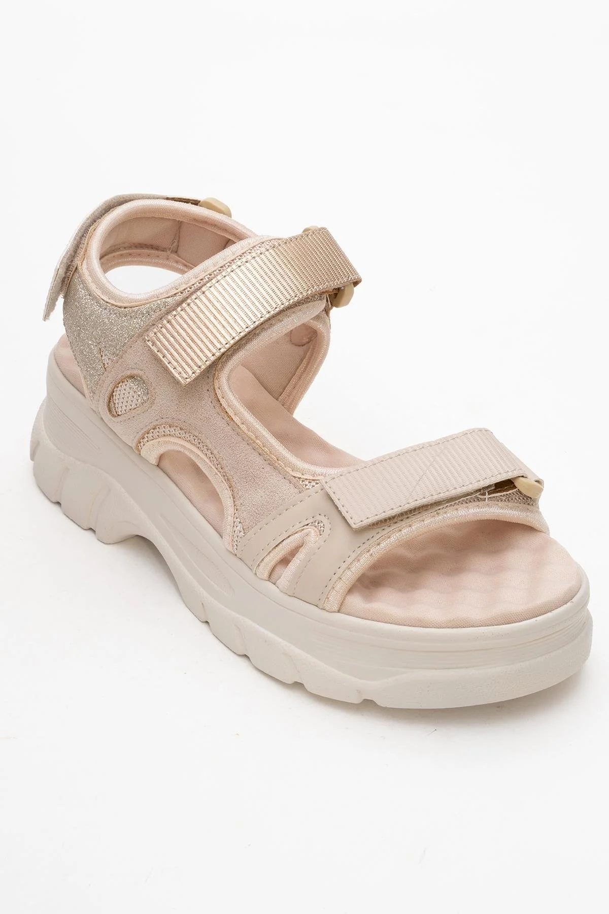 4740 - Beige Rose Strappy Sandal (Women) - Image 3