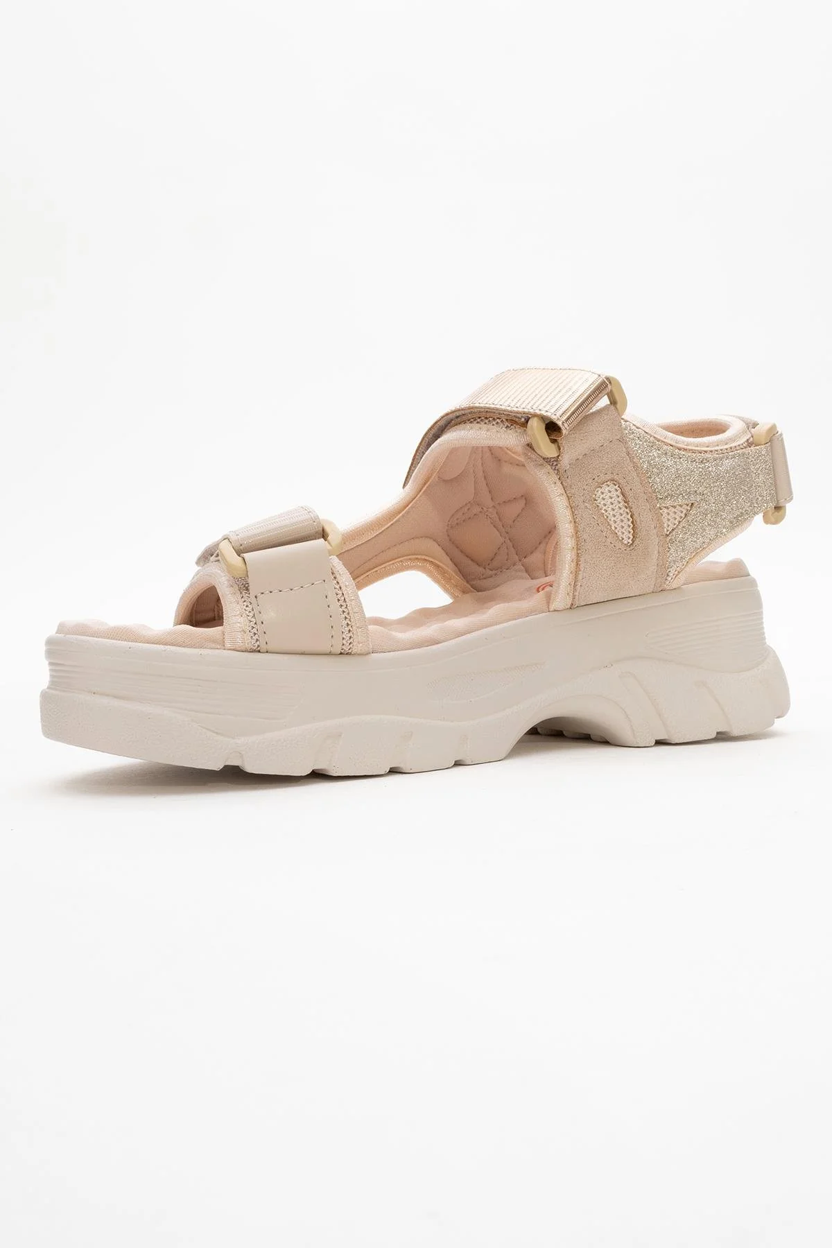 4740 - Beige Rose Strappy Sandal (Women) - Image 4
