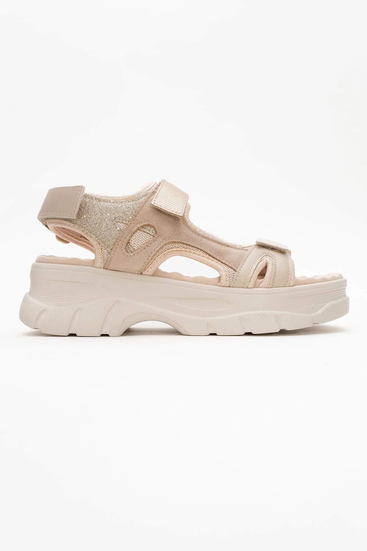 4740 - Beige Rose Strappy Sandal (Women) - Image 6
