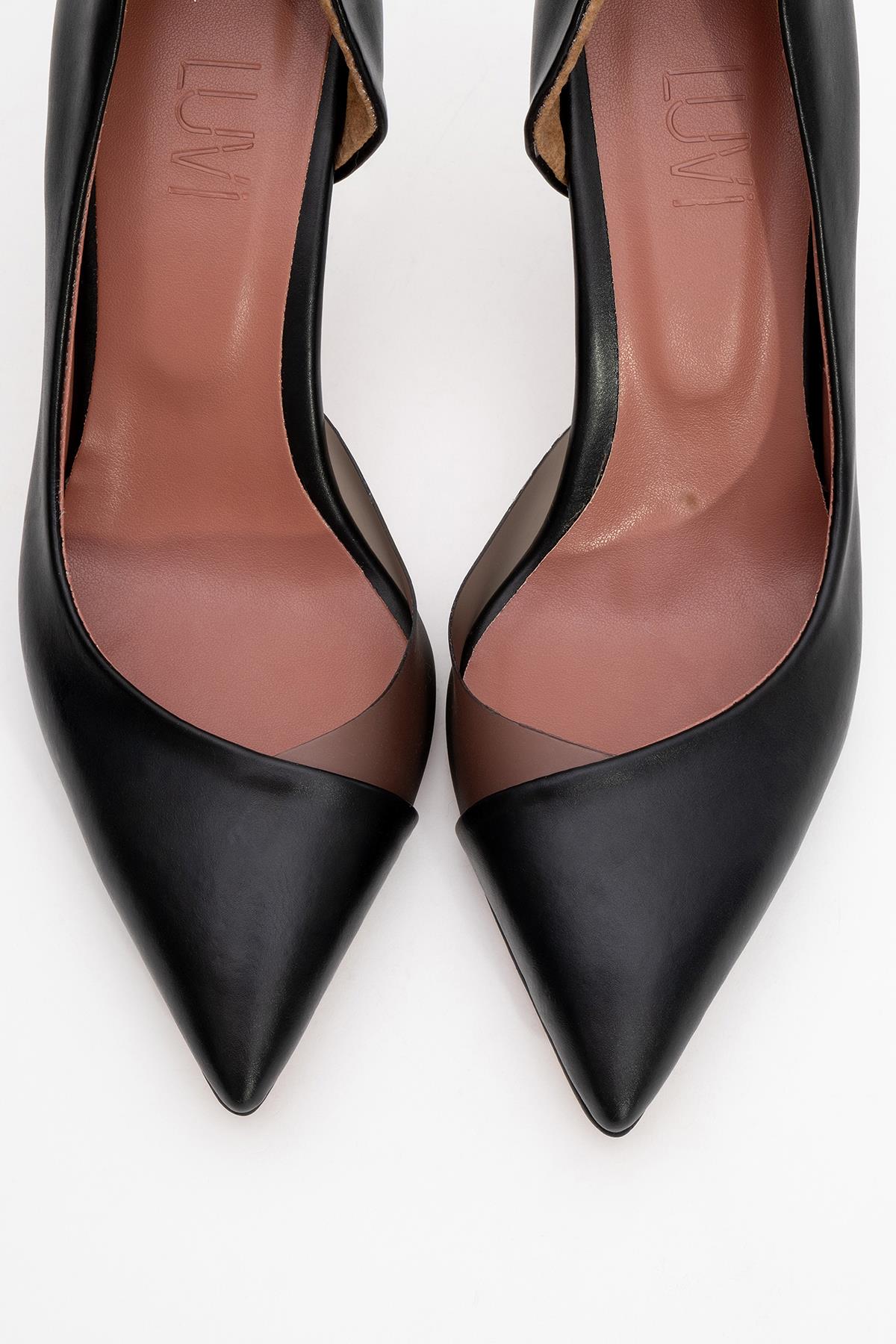 Ursula - Black Heeled Shoe (Women) - Image 2