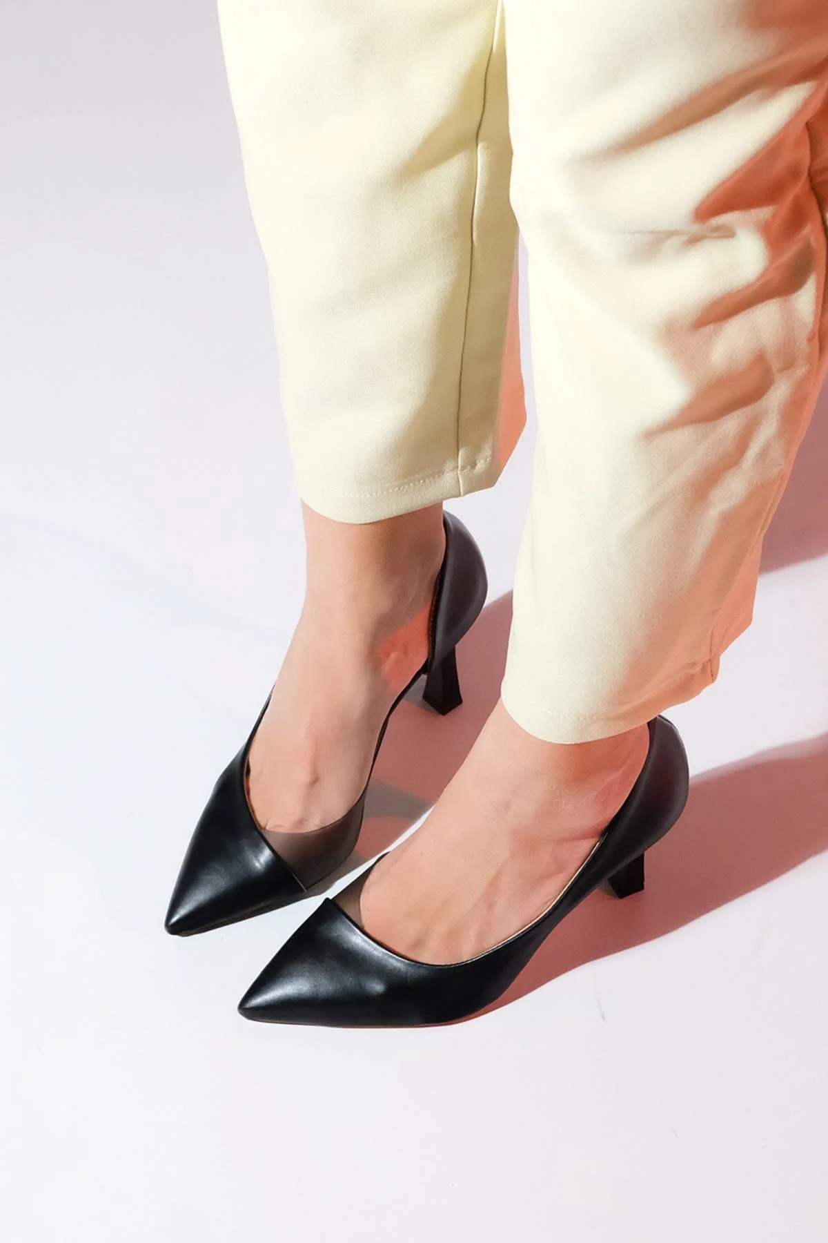 Ursula - Black Heeled Shoe (Women) - Image 8