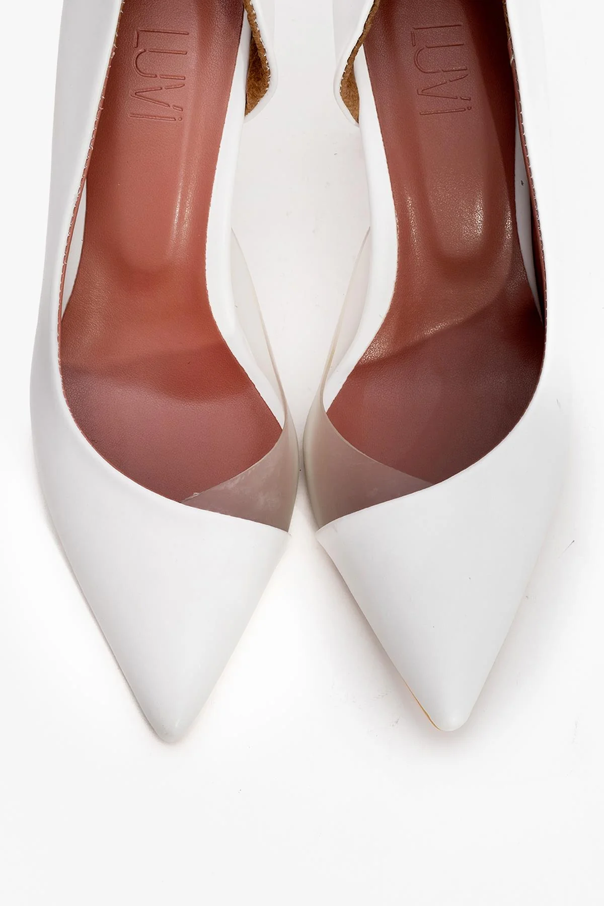 Ursula - White Heeled Shoe (Women) - Image 2
