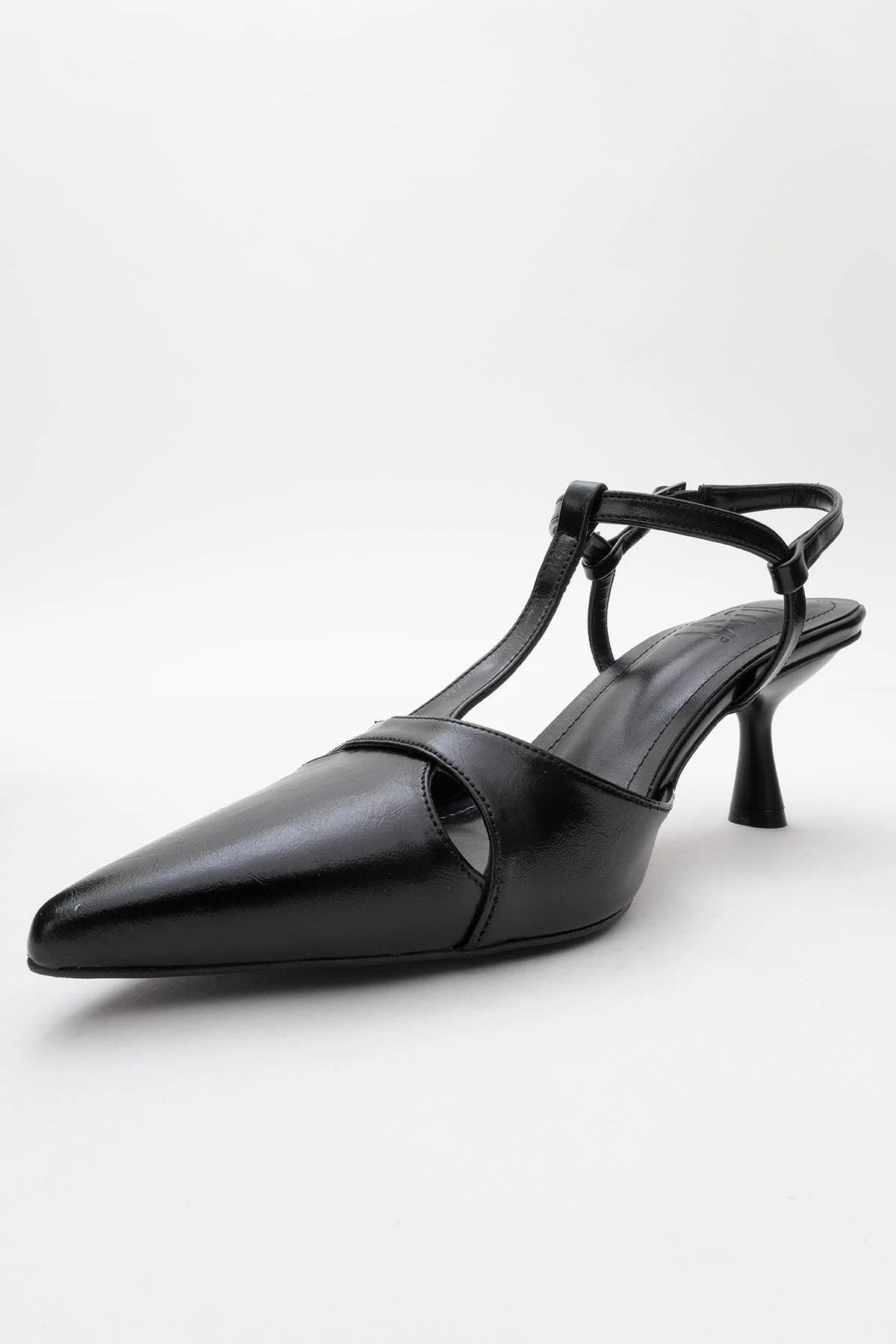 Abelia - Black Slim Heel Pump (Women) - Image 4