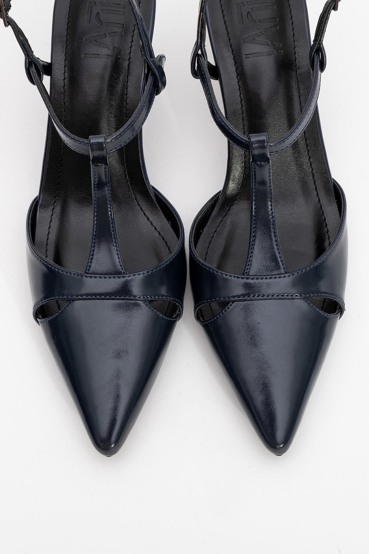 Abelia - Navy Stiletto Pump (Women) - Image 2