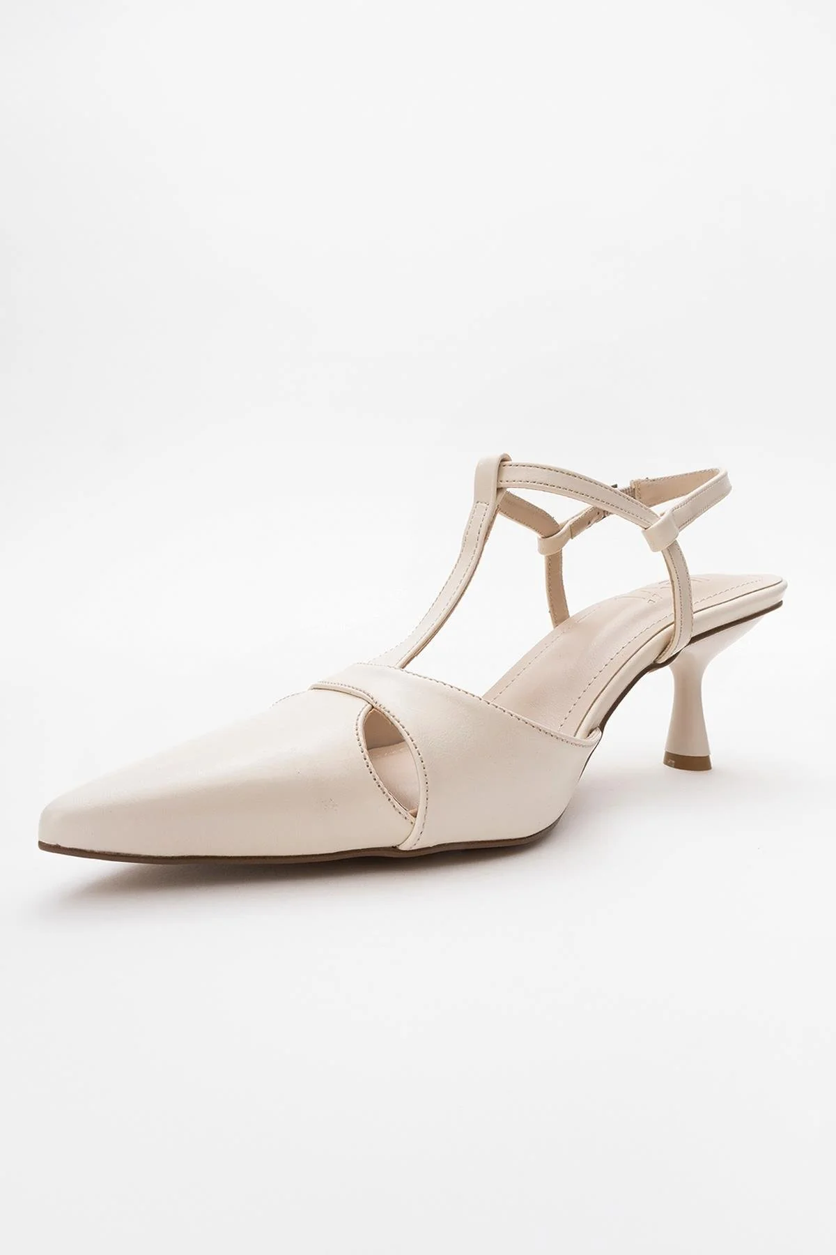 Abelia - Off-White Stiletto Heel Shoe (Women) - Image 4