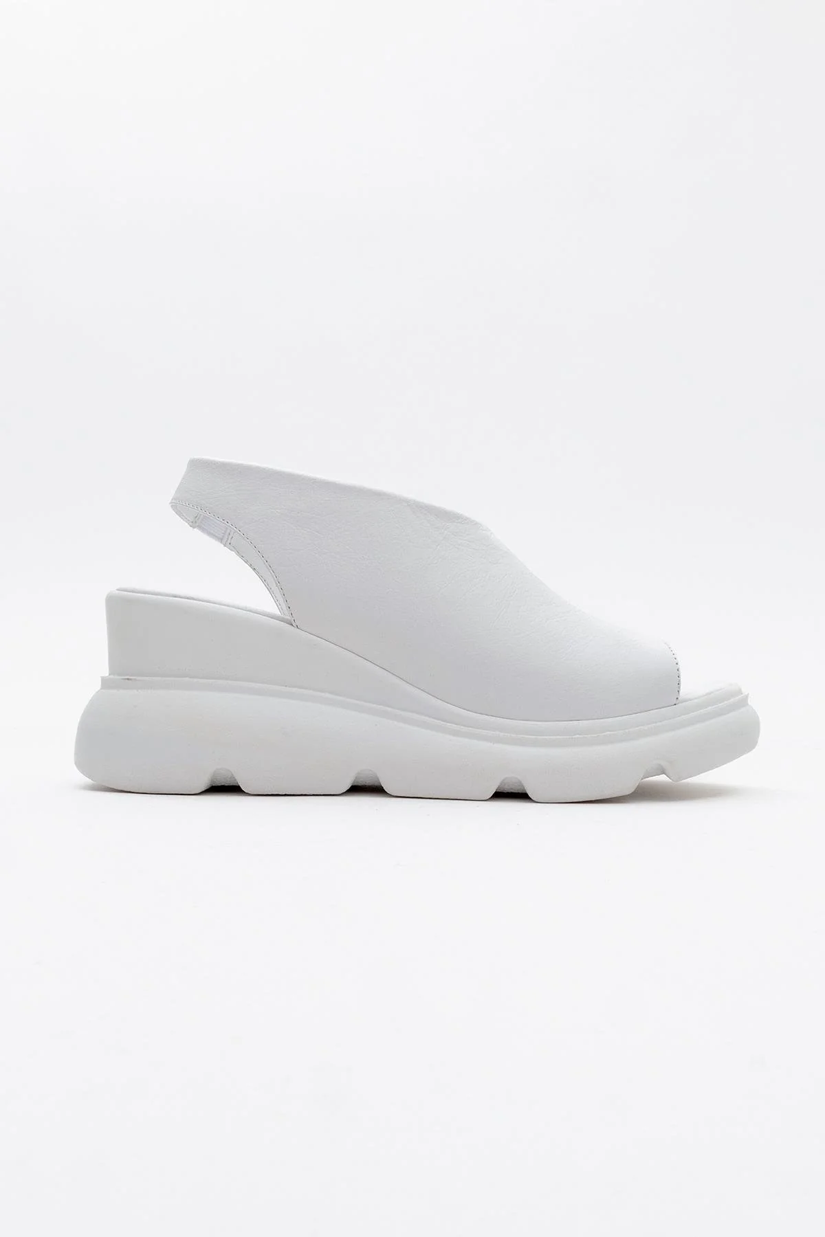 Agusto - White Leather Platform Sandal (Women) - Image 5