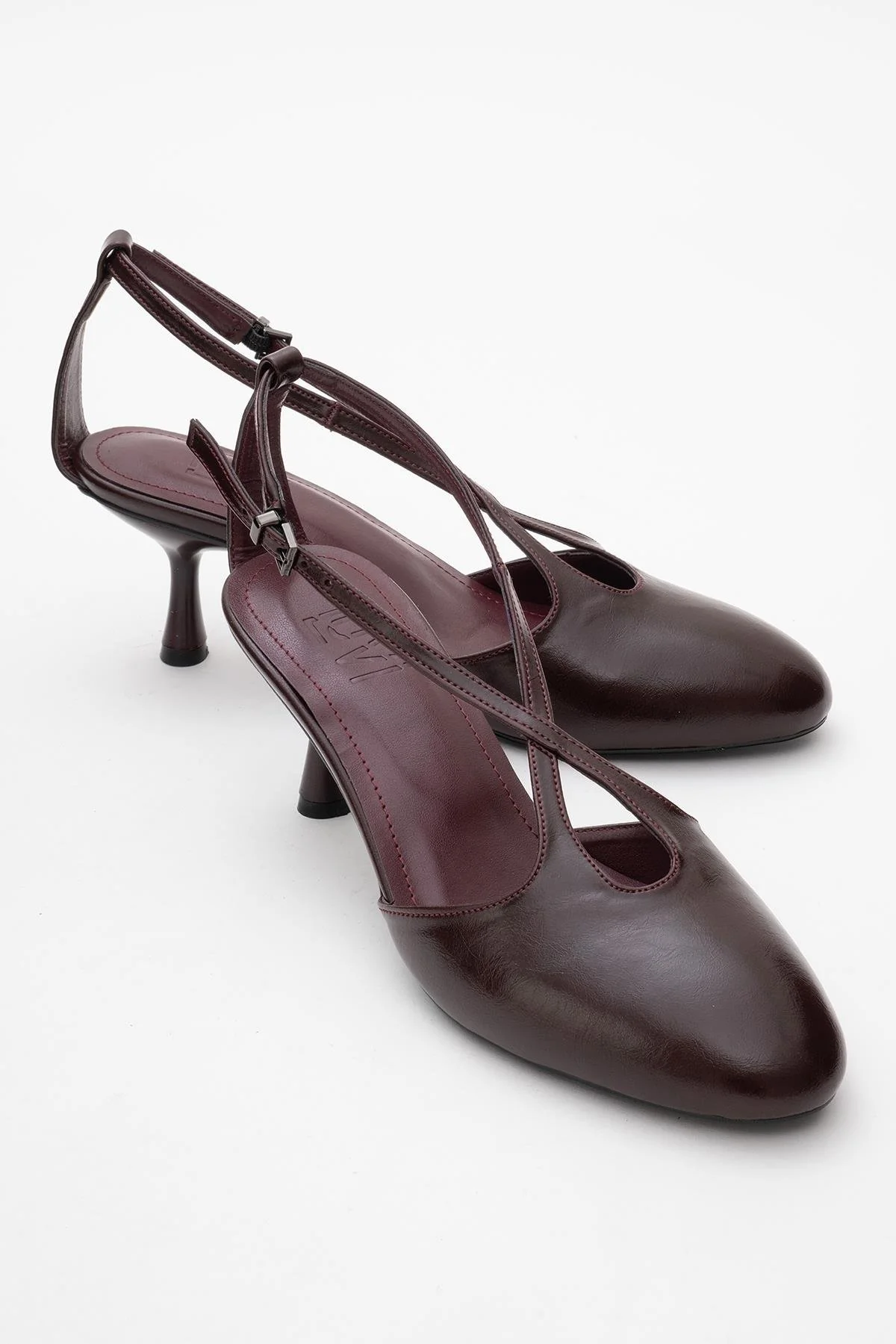 Agves - Burgundy Heeled Sandal (Women)