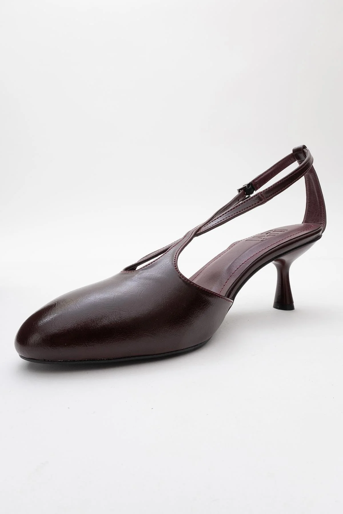 Agves - Burgundy Heeled Sandal (Women) - Image 4