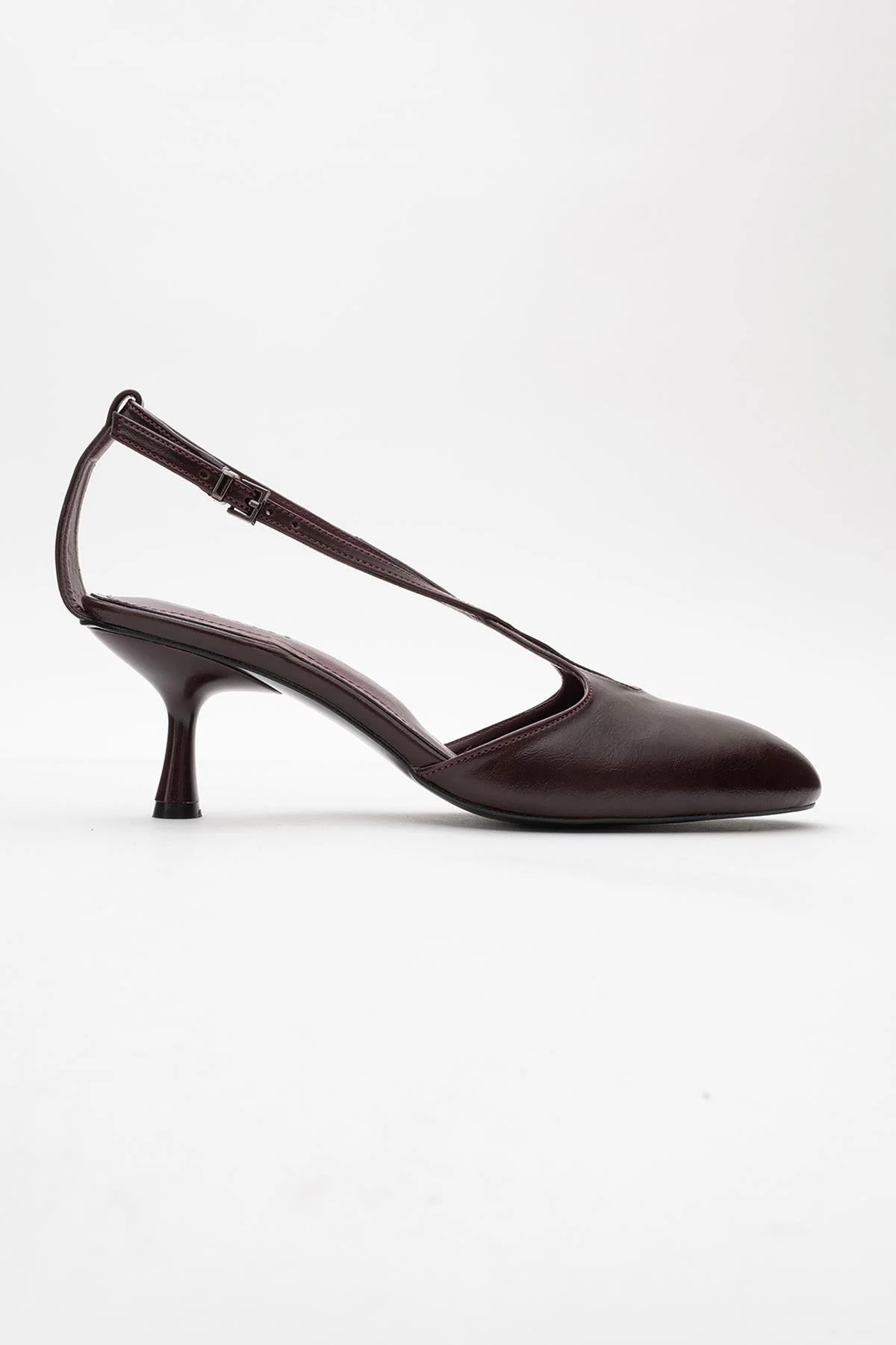Agves - Burgundy Heeled Sandal (Women) - Image 6