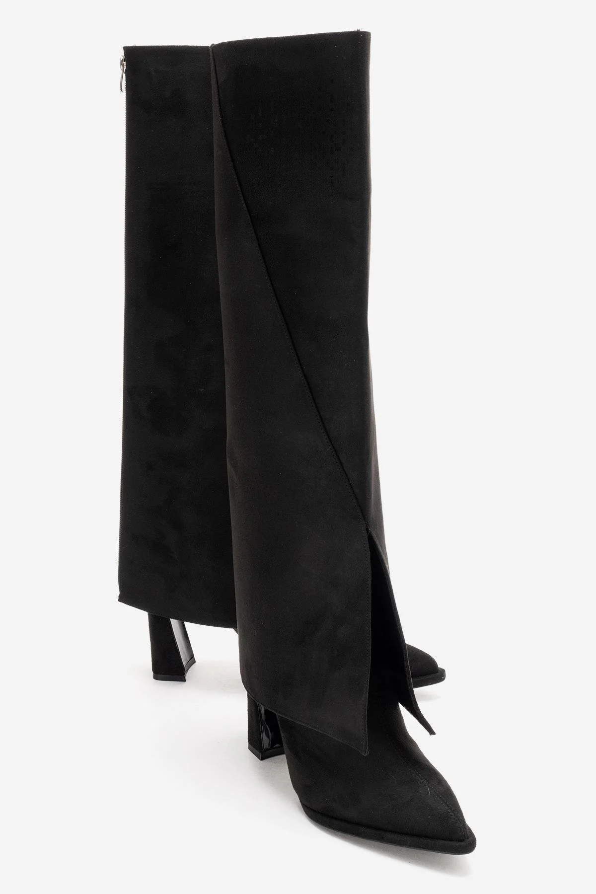 AJA - Black Block Heel Boot (Women)