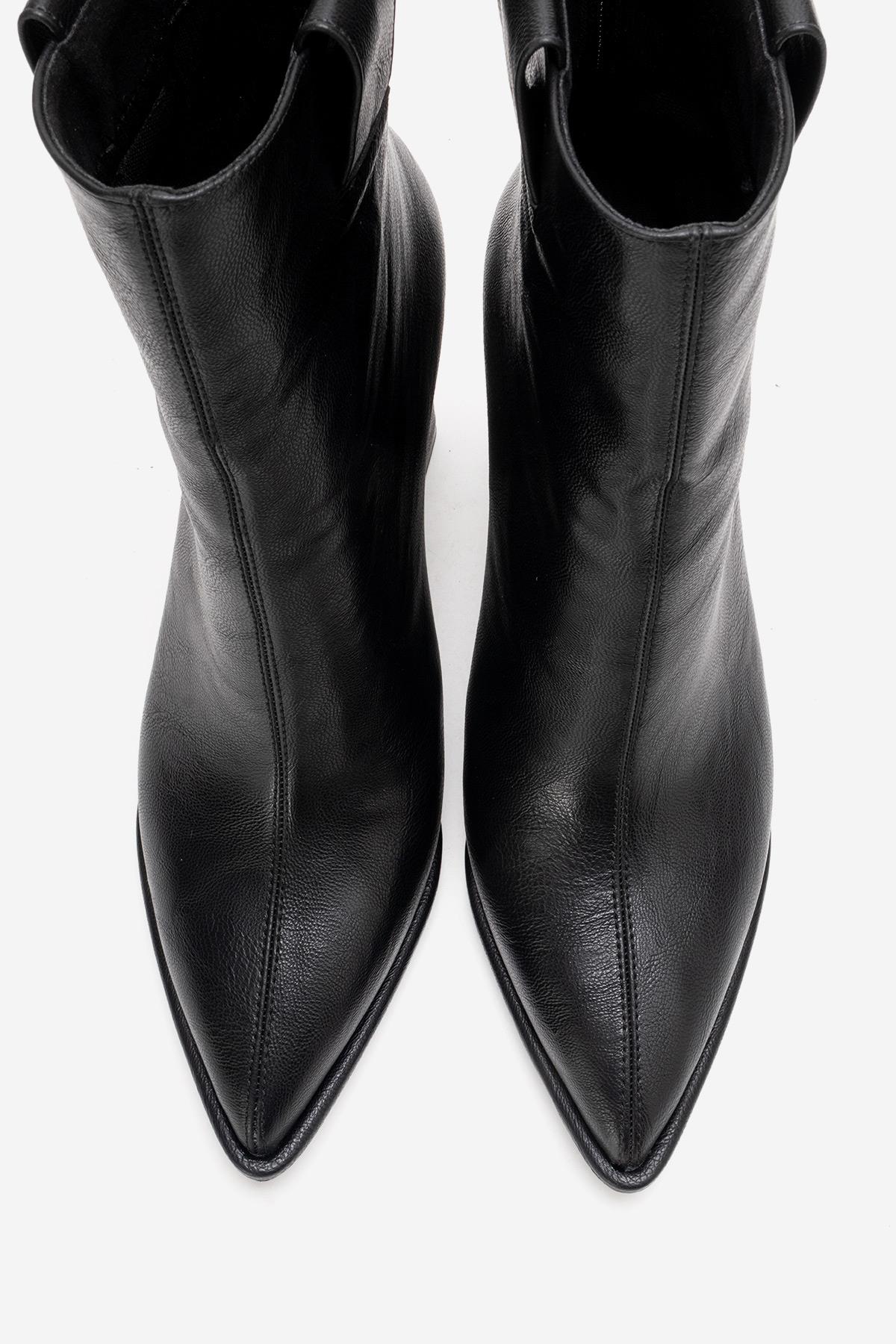 AJA - Black Block Heel Boot (Women) - Image 5