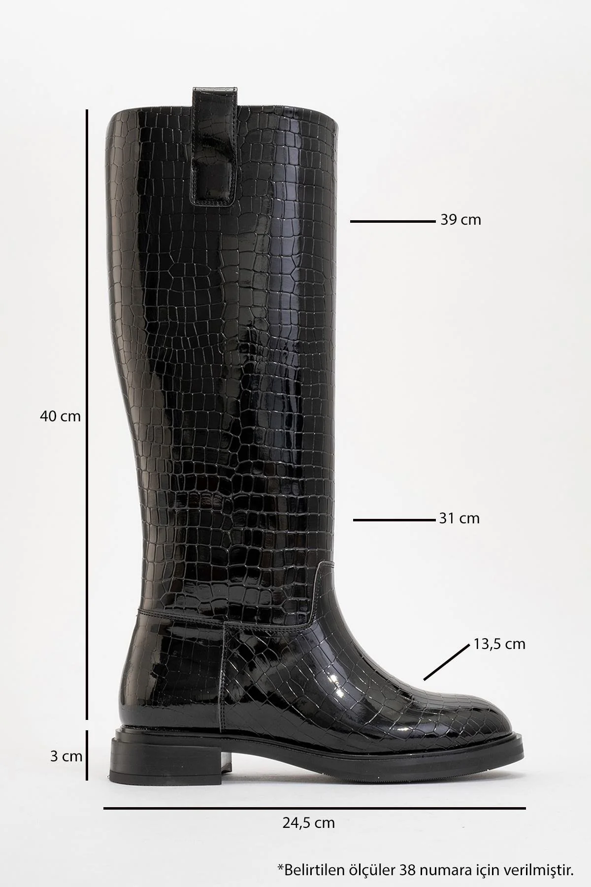 Alaska Black Pattern Western Boot (Women) - Image 4