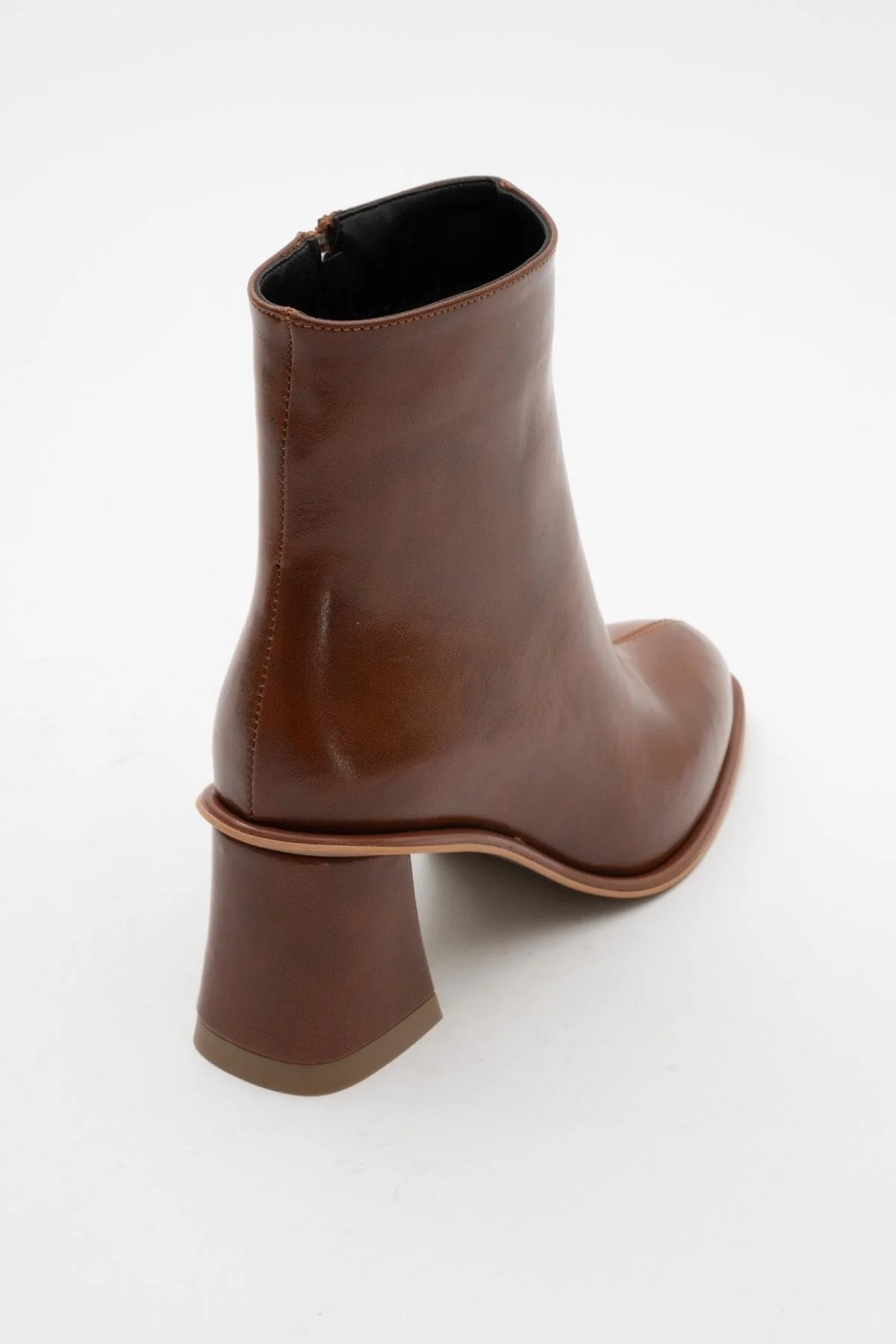 Alba Cognac Brown Block Heel Boot (Women) - Image 4