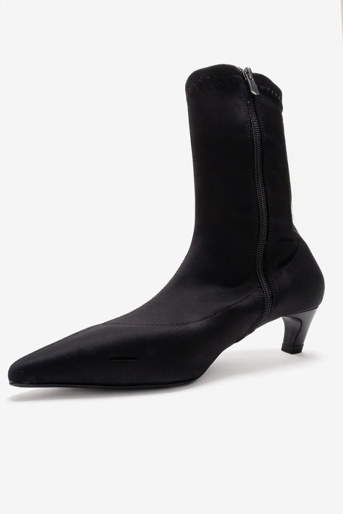 ALORA - Black Scuba Ankle Boot (Women) - Image 6