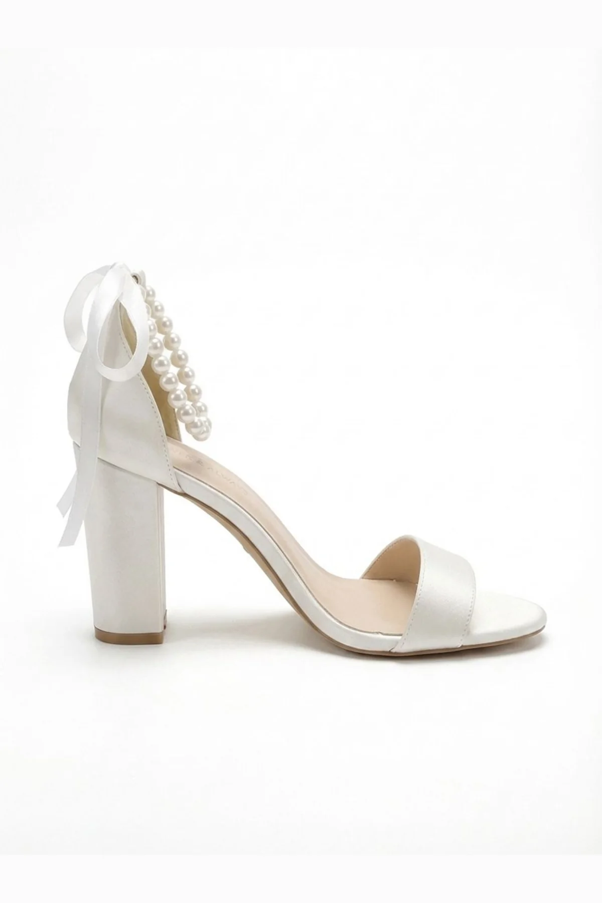 Althea Pearl Ankle Strap Block Heel Sandals - Image 2