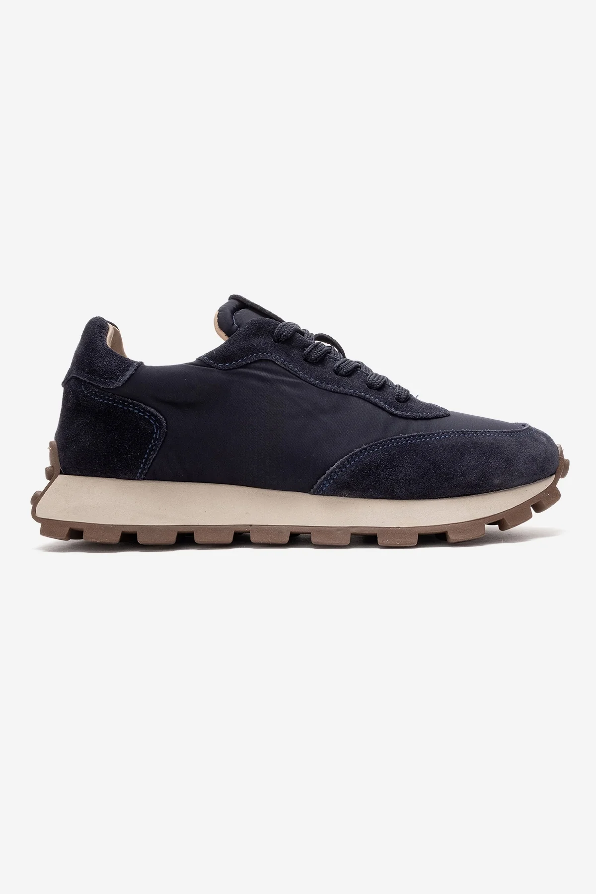 AMANDA - Navy Genuine Leather Sneaker (Women) - Image 6
