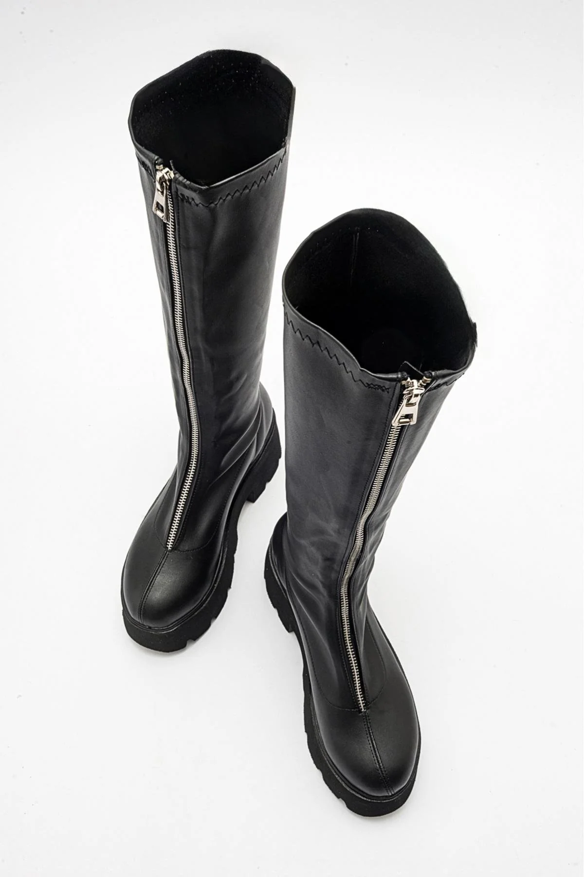Amaronte - Black Stretch Thick Sole Boot (Women) - Image 2