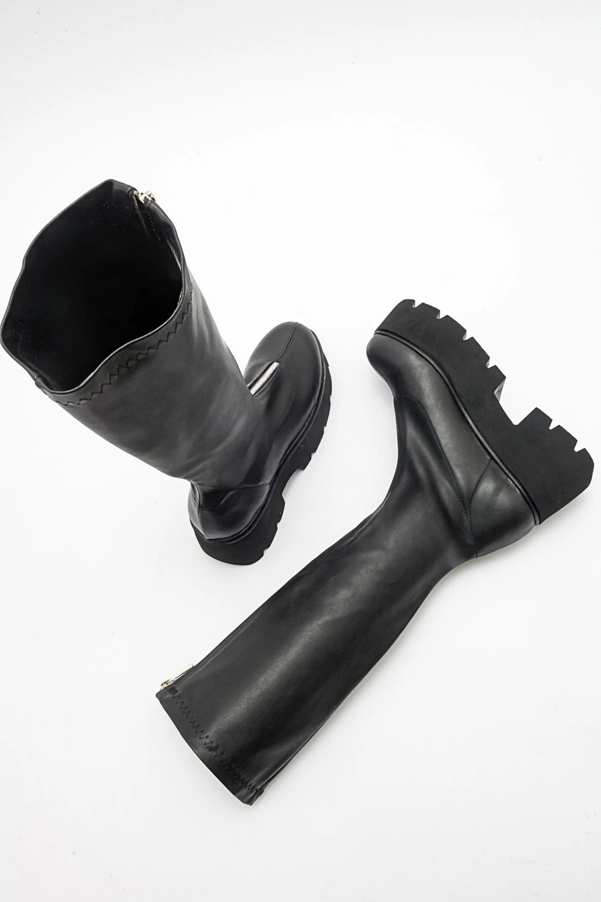 Amaronte - Black Stretch Thick Sole Boot (Women) - Image 3