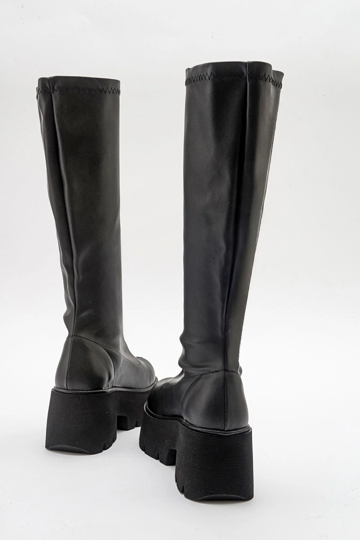 Amaronte - Black Stretch Thick Sole Boot (Women) - Image 4