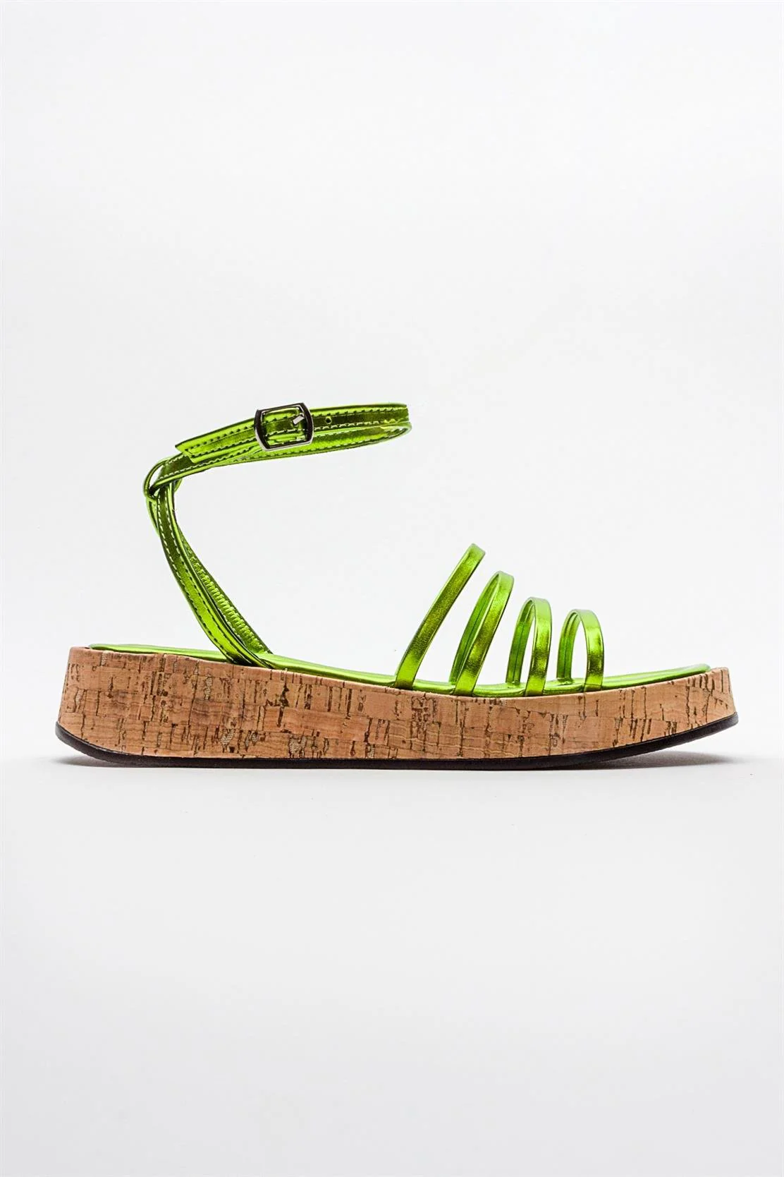 Angela - Metallic Green Sandal (Women) - Image 6