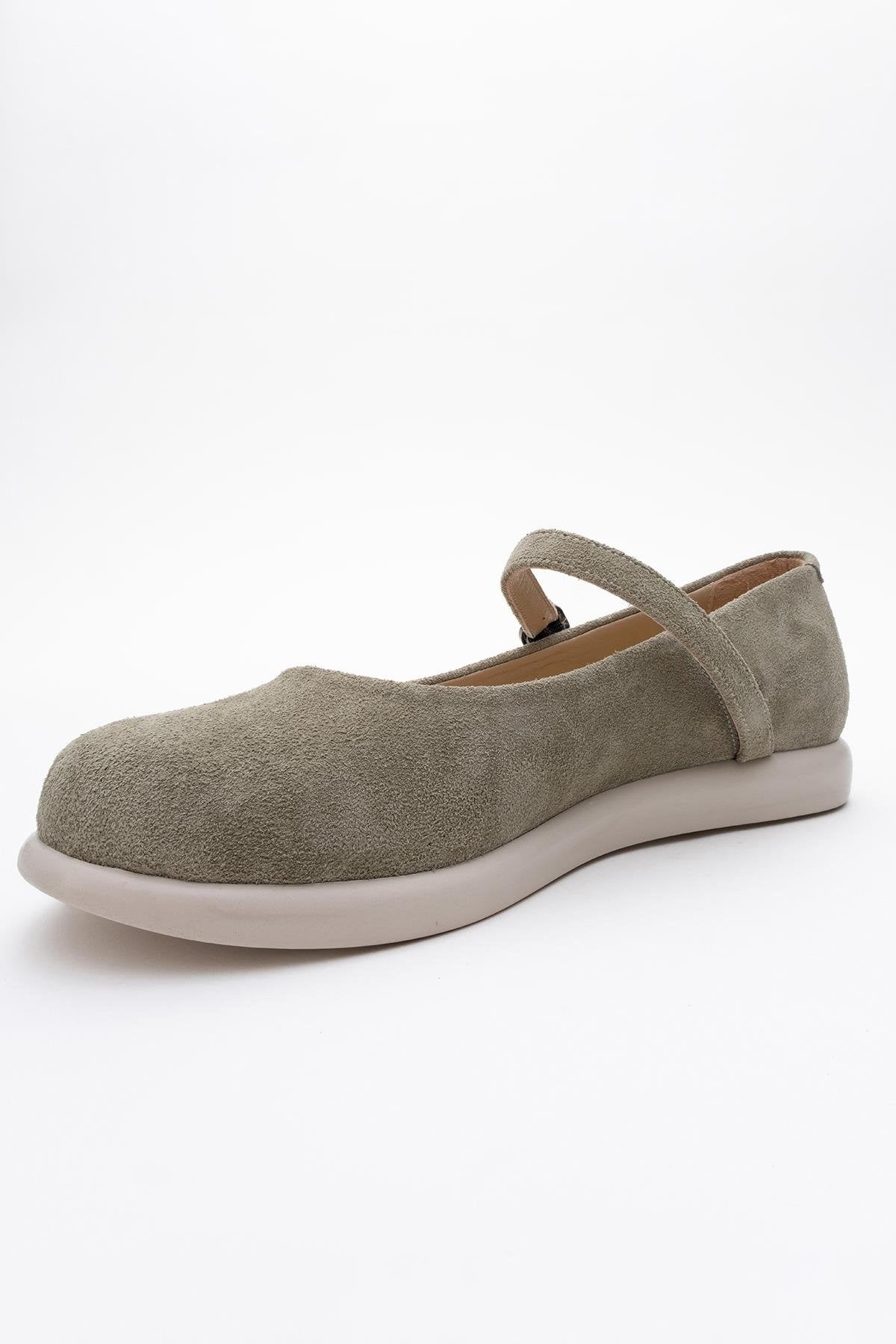 Anisa - Green Genuine Leather Ballet Flat (Women) - Image 4