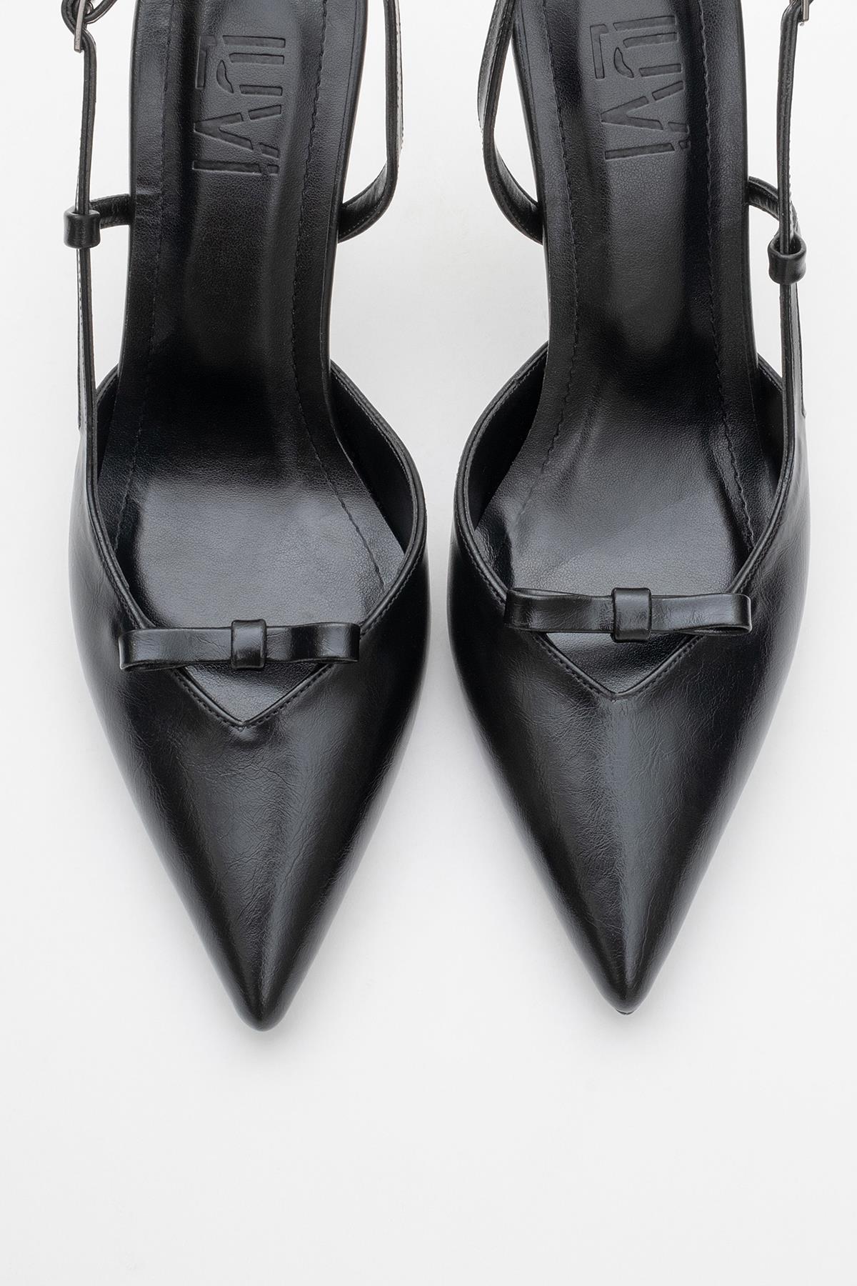 Apel - Black High Heel Shoe (Women) - Image 2