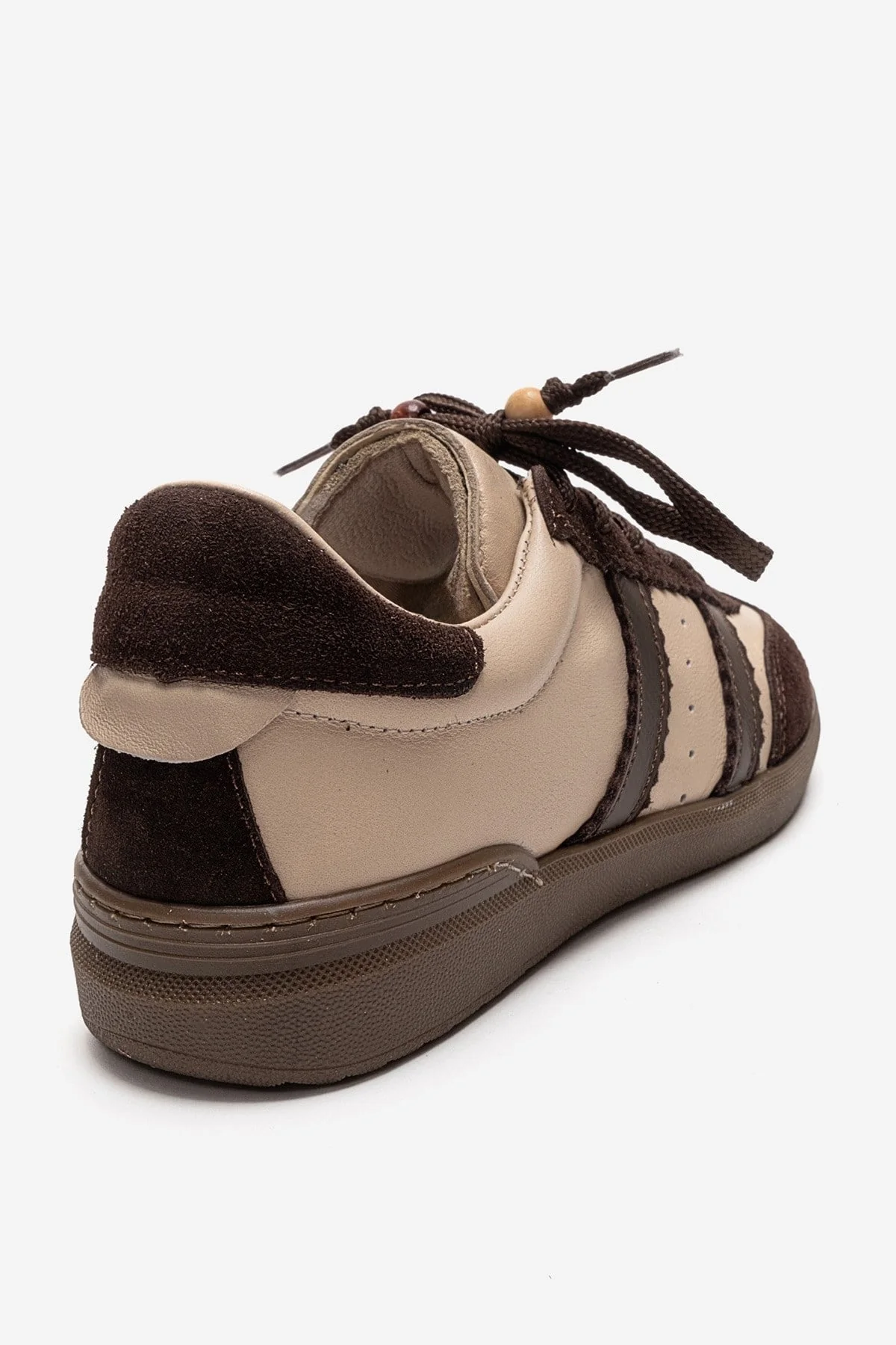 ARDIX - Beige Brown Genuine Leather Sneaker (Women) - Image 5
