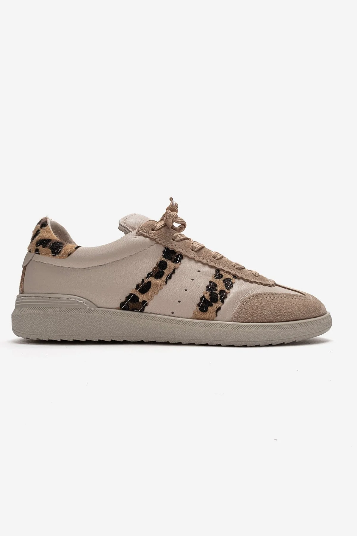 ARDIX - Beige Patterned Genuine Leather Sneaker (Women) - Image 4