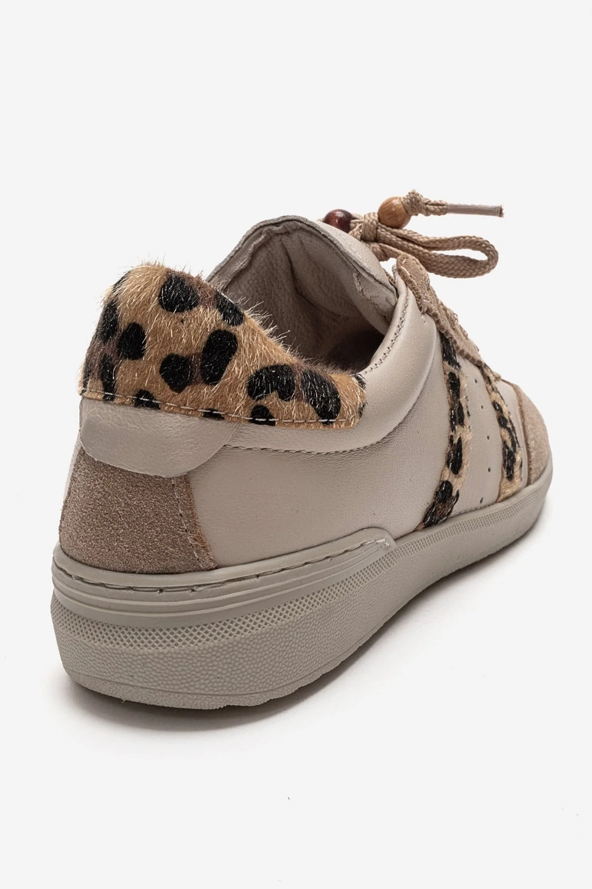 ARDIX - Beige Patterned Genuine Leather Sneaker (Women) - Image 5