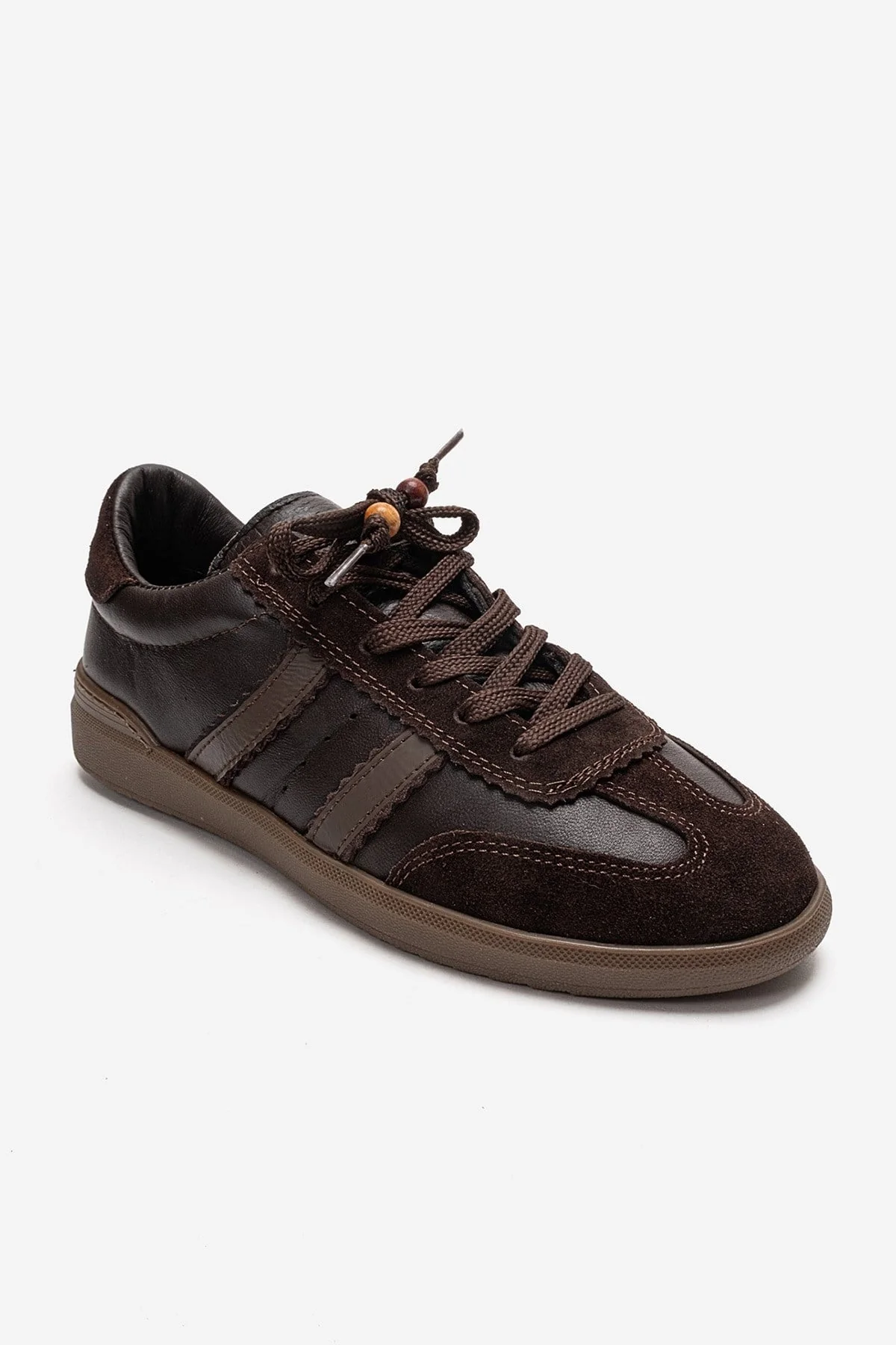 ARDIX - Brown Genuine Leather Sneaker (Women) - Image 3