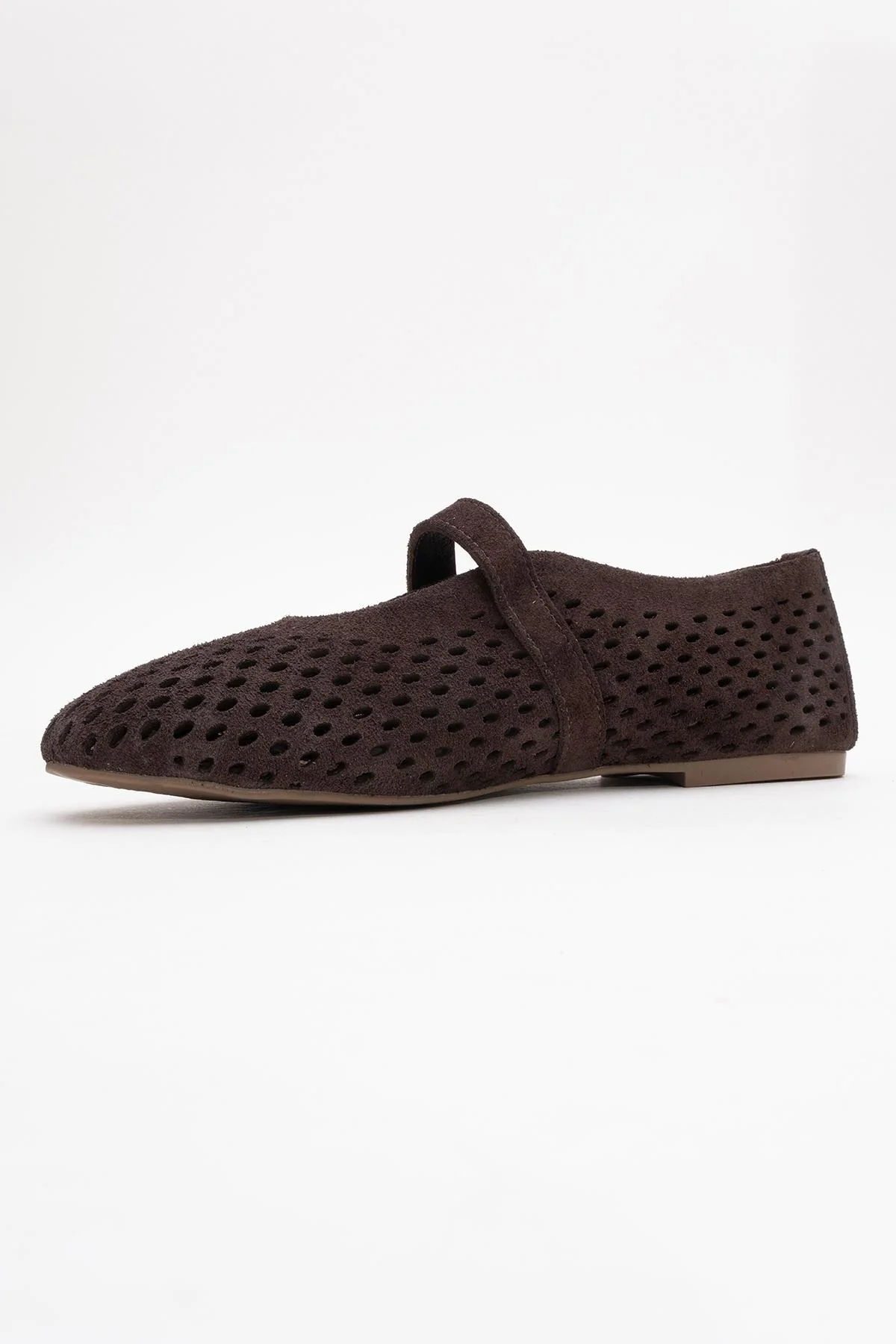 Arian - Brown Genuine Leather Ballet Flat (Women) - Image 4