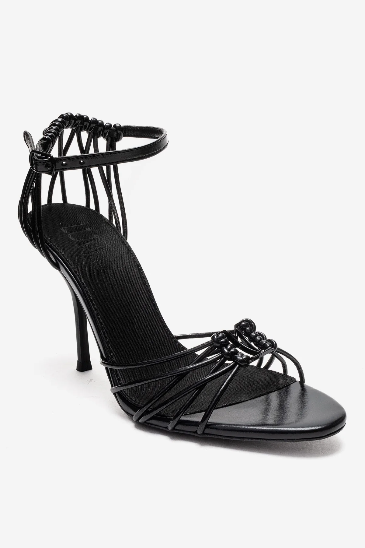 ARONA - Black Genuine Leather Stiletto Heel Shoe (Women) - Image 3