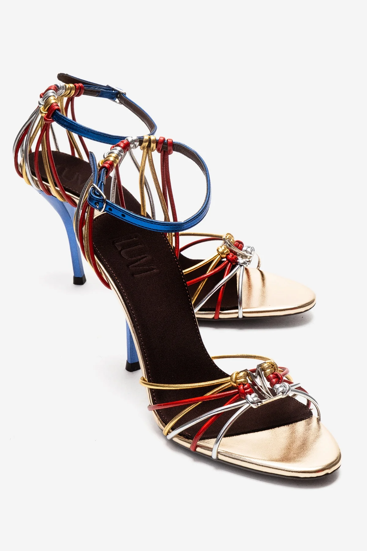 ARONA - Gold Multi Stiletto Heel Shoe (Women)
