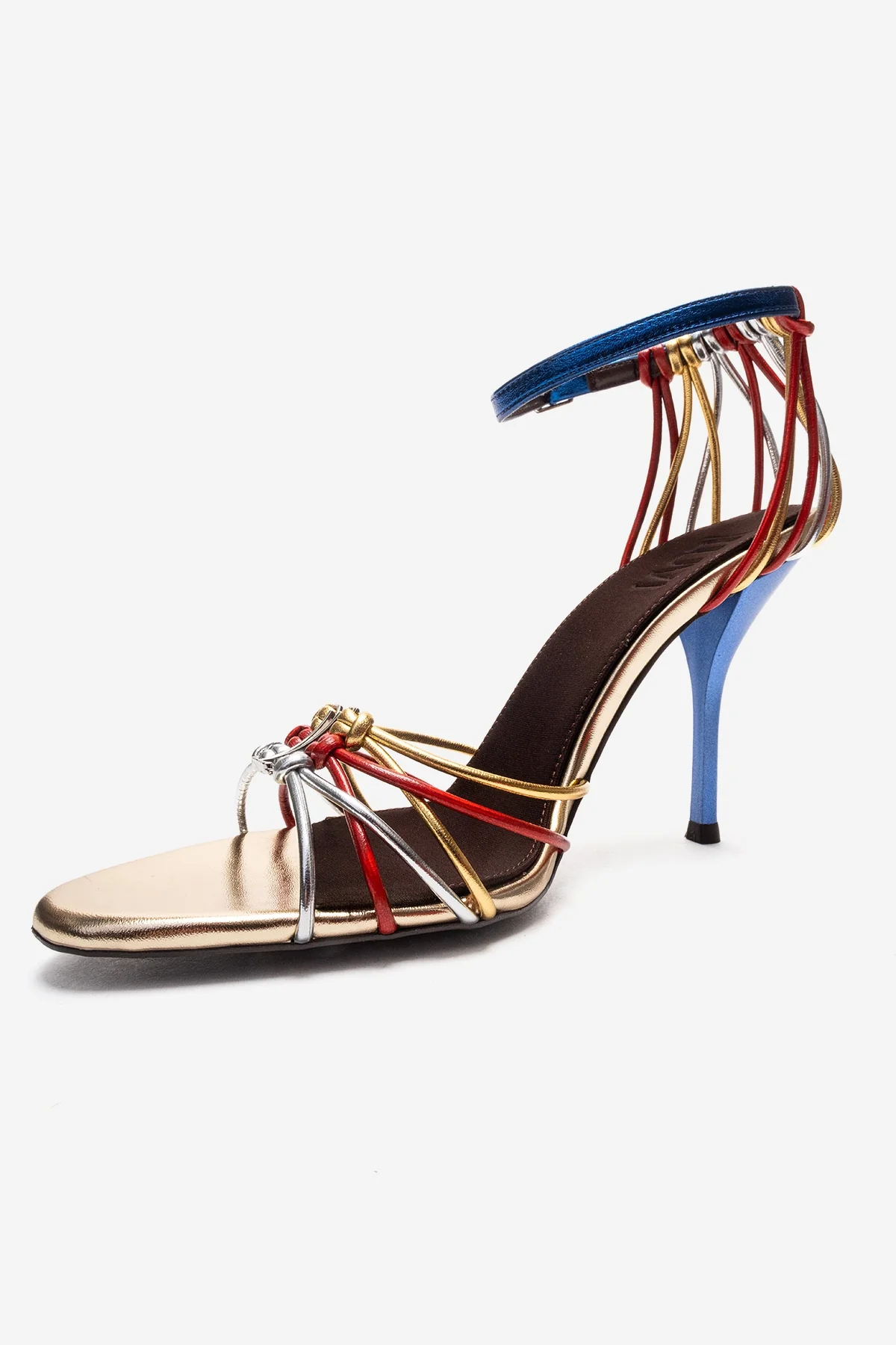 ARONA - Gold Multi Stiletto Heel Shoe (Women) - Image 5