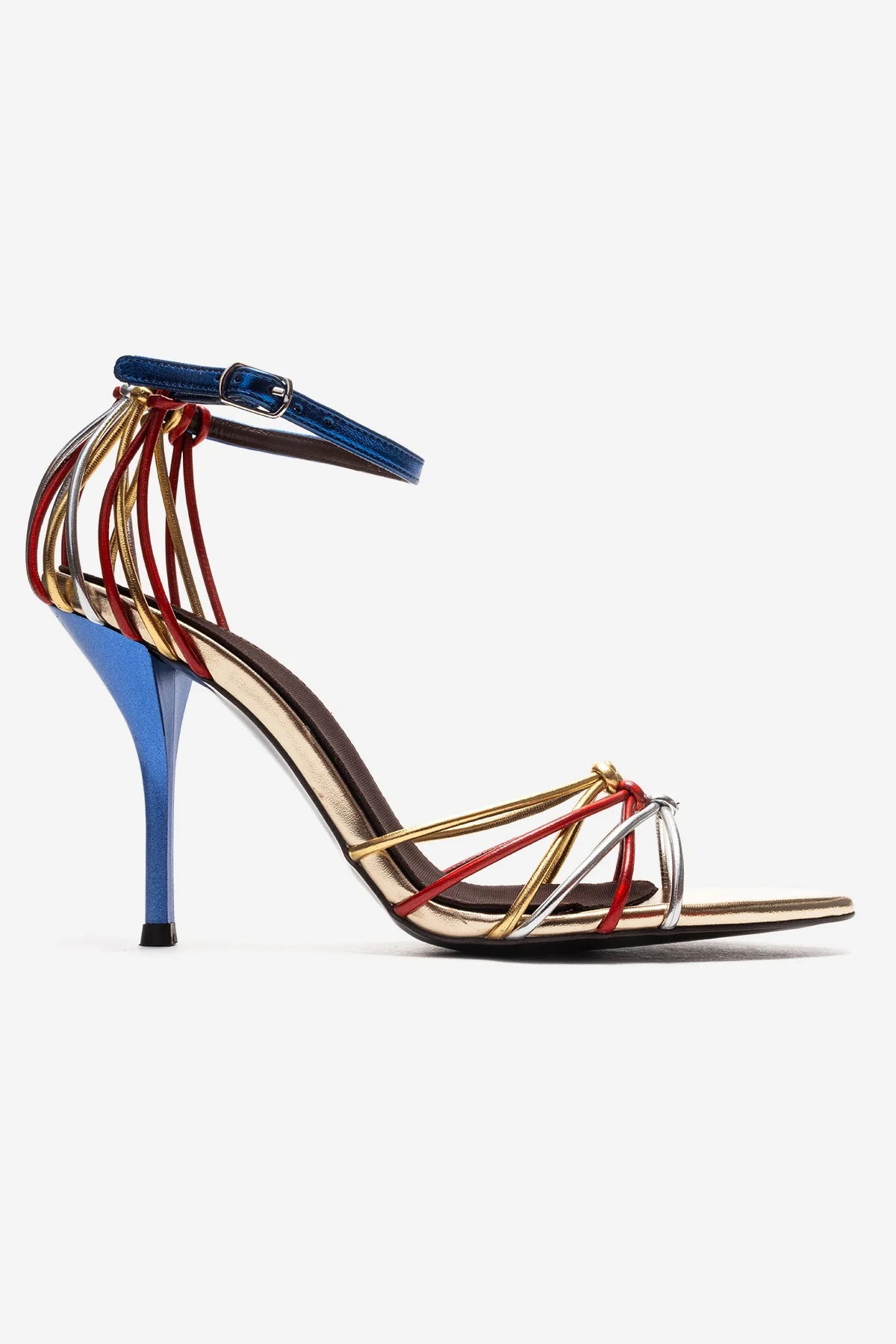 ARONA - Gold Multi Stiletto Heel Shoe (Women) - Image 6