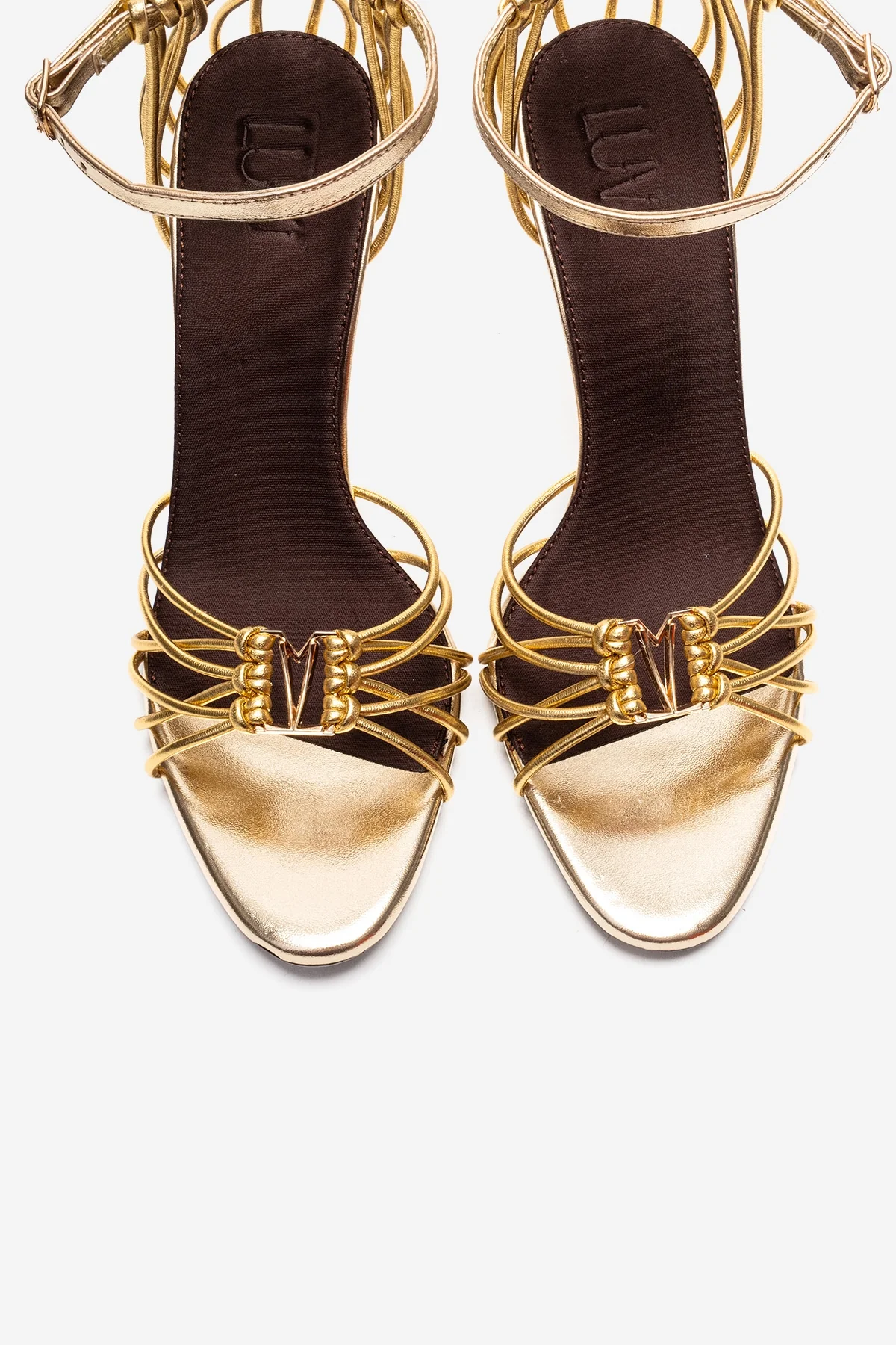ARONA - Gold Stiletto Heel Shoe (Women) - Image 2