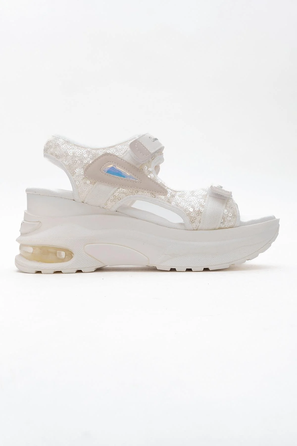 Arthur - White-White Platform Sport Sandal (Women) - Image 6