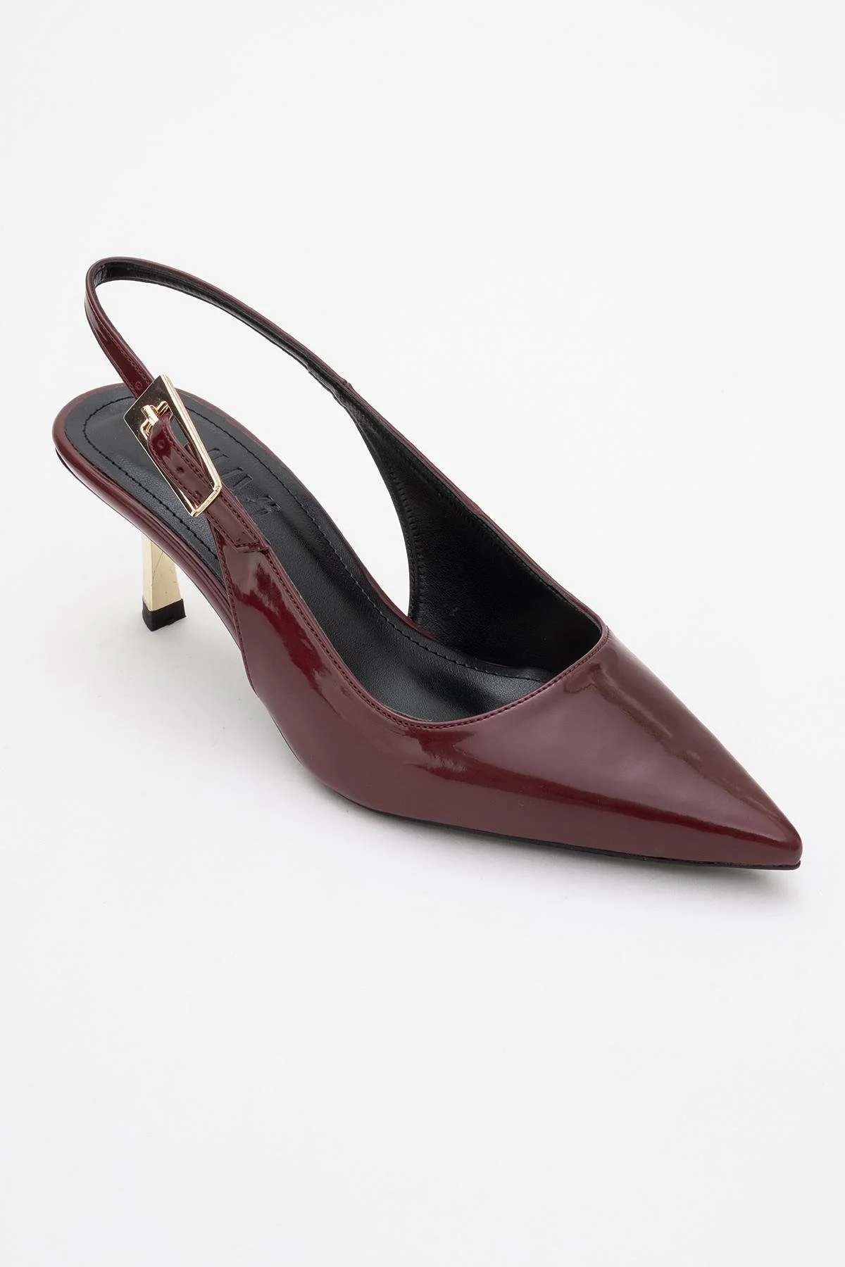Arty - Burgundy Patent Pointed Toe Slingback Stiletto (Women) - Image 3