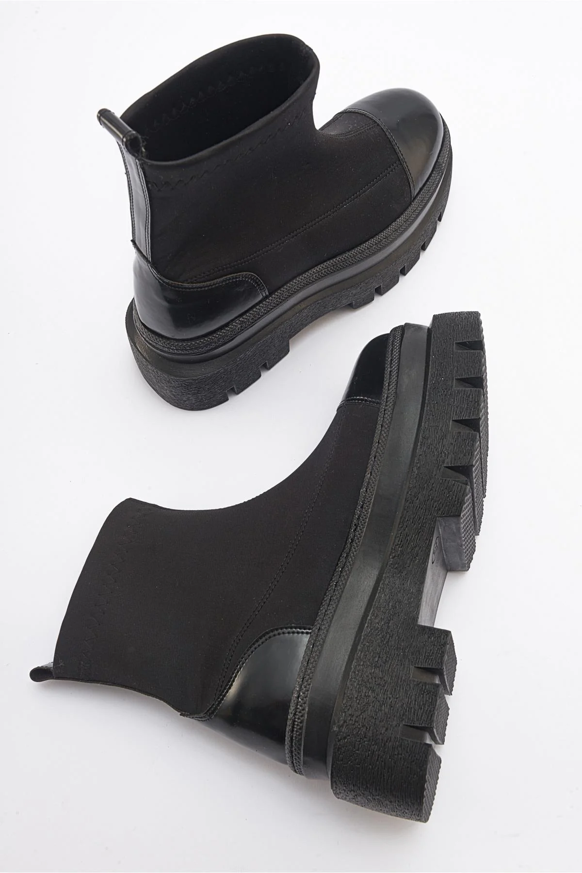 Aves - Black Chunky Sole Boot (Women) - Image 3