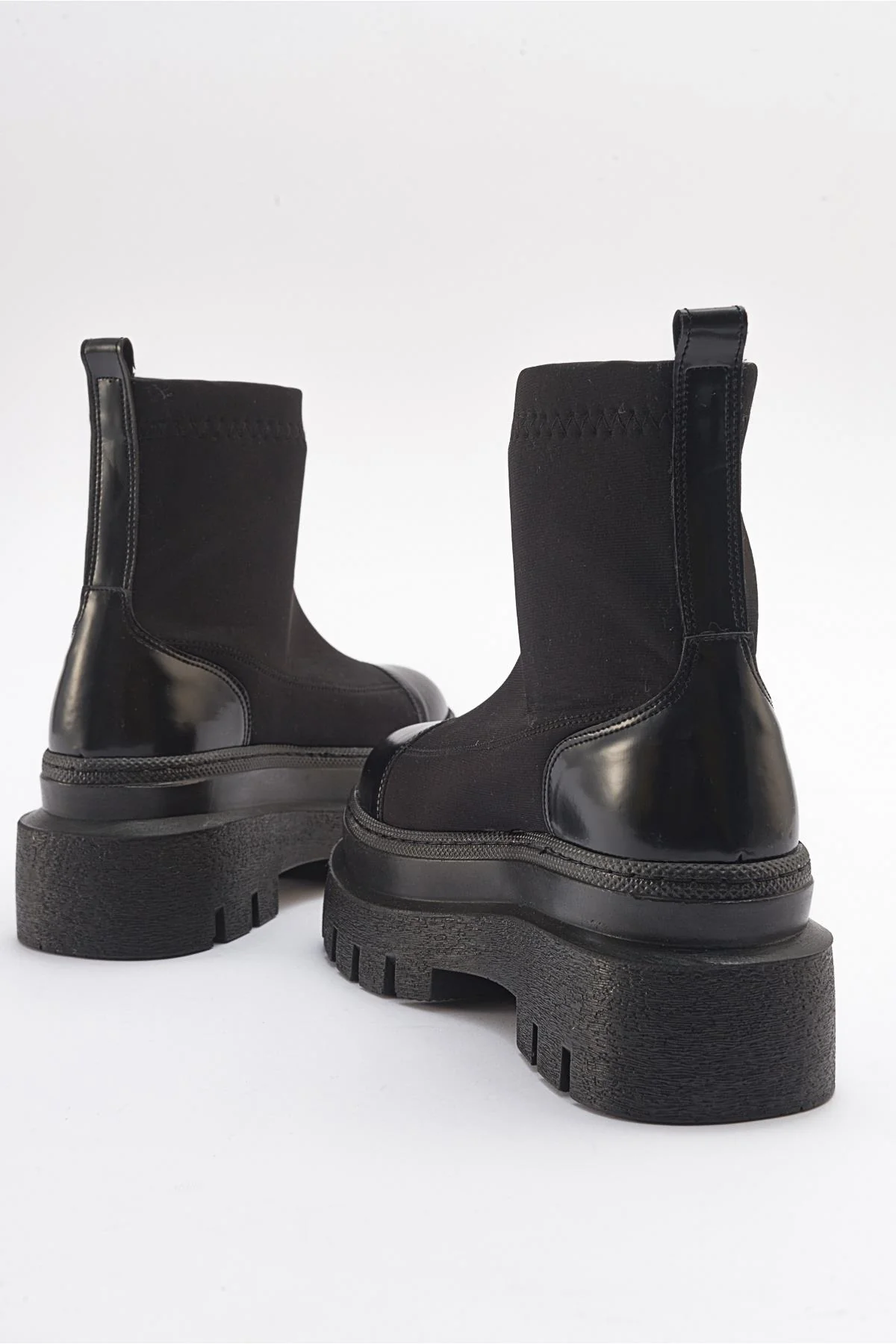 Aves - Black Chunky Sole Boot (Women) - Image 4