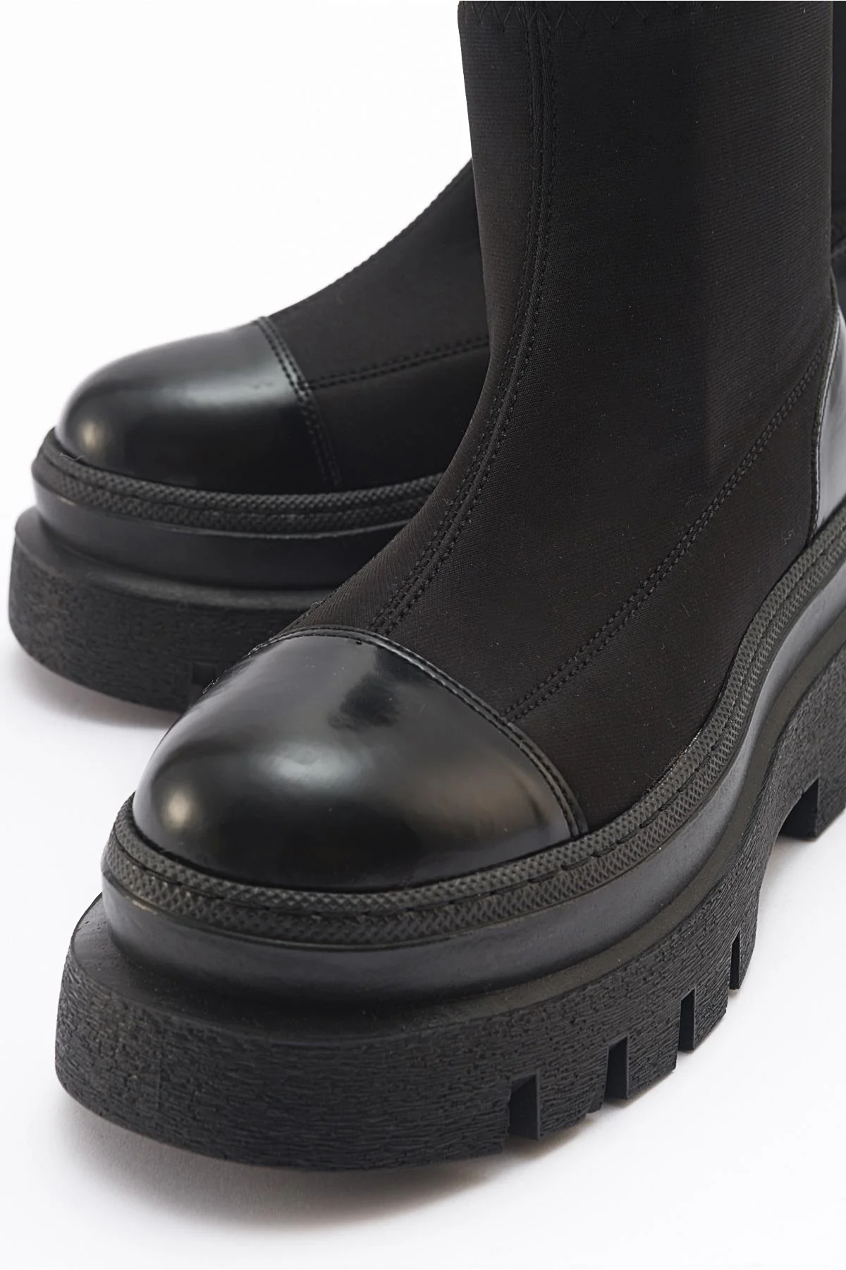 Aves - Black Chunky Sole Boot (Women) - Image 5