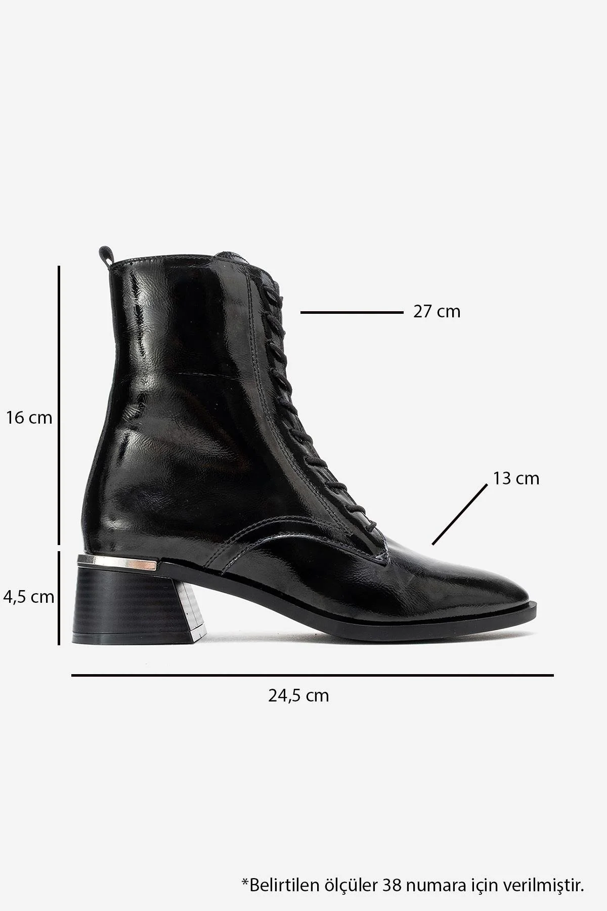 AVIA - Black Genuine Leather Block Heel Boot (Women) - Image 6