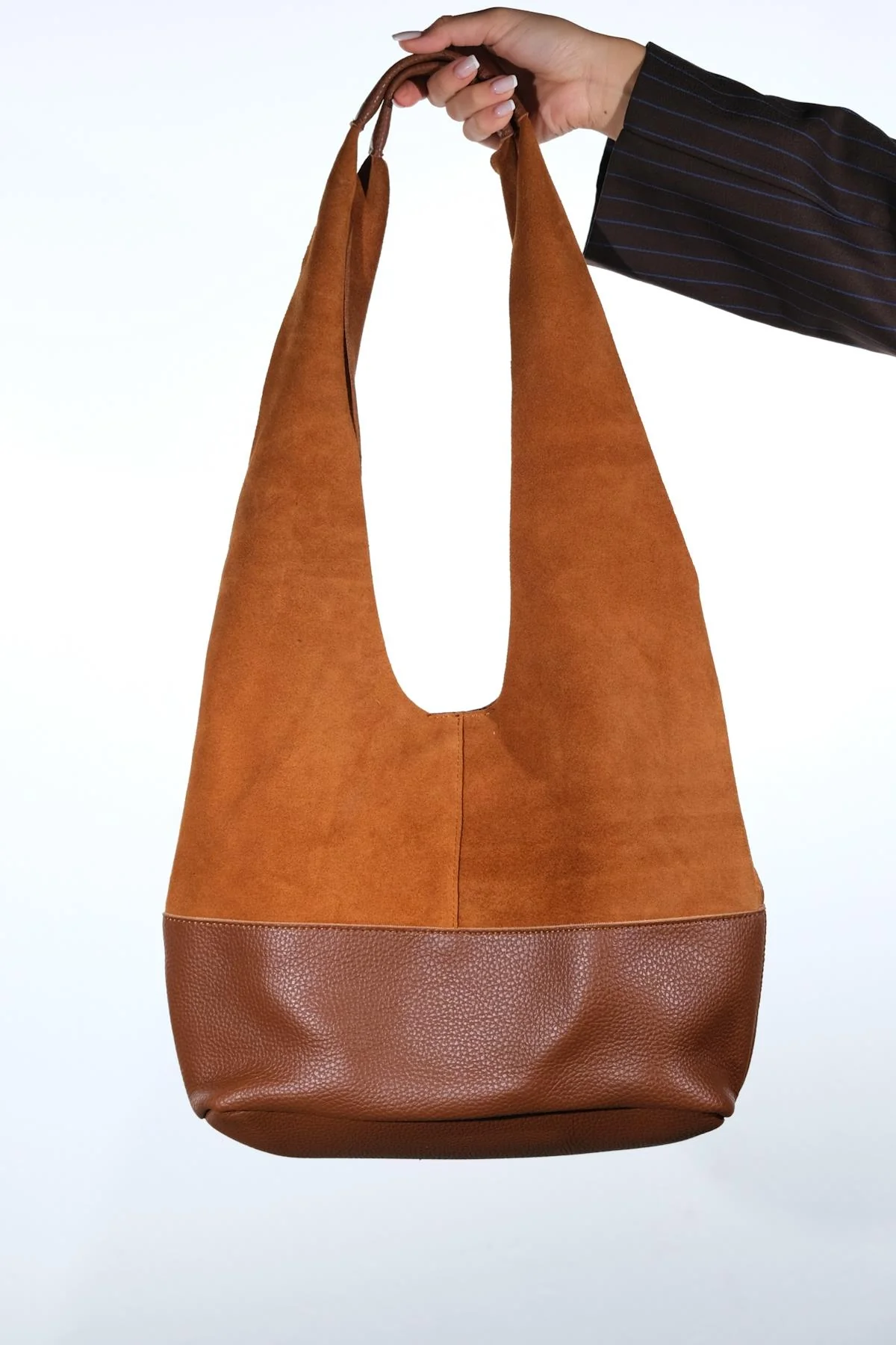 AVOS - Cognac Genuine Leather Shoulder Bag (Women)