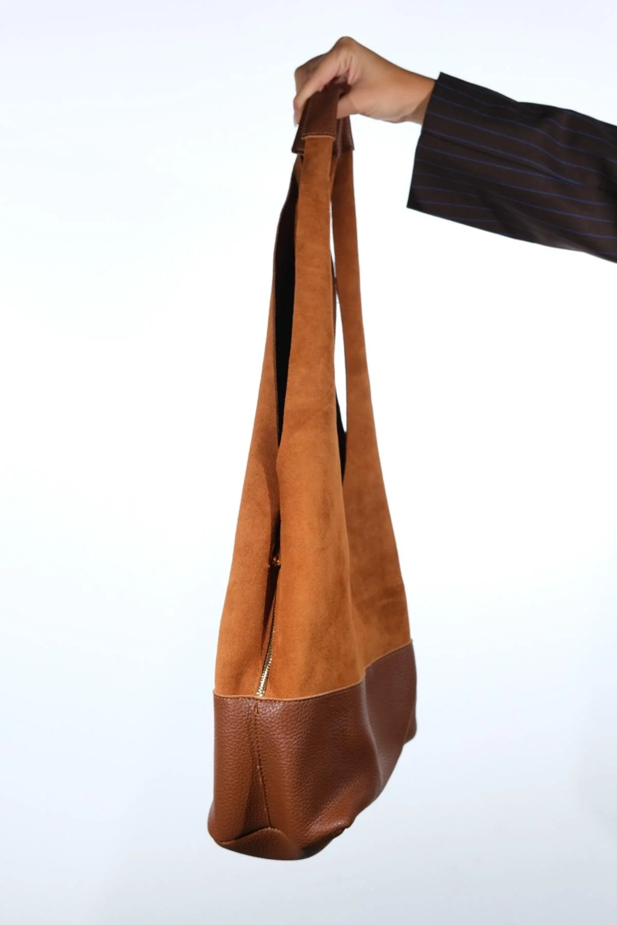 AVOS - Cognac Genuine Leather Shoulder Bag (Women) - Image 4